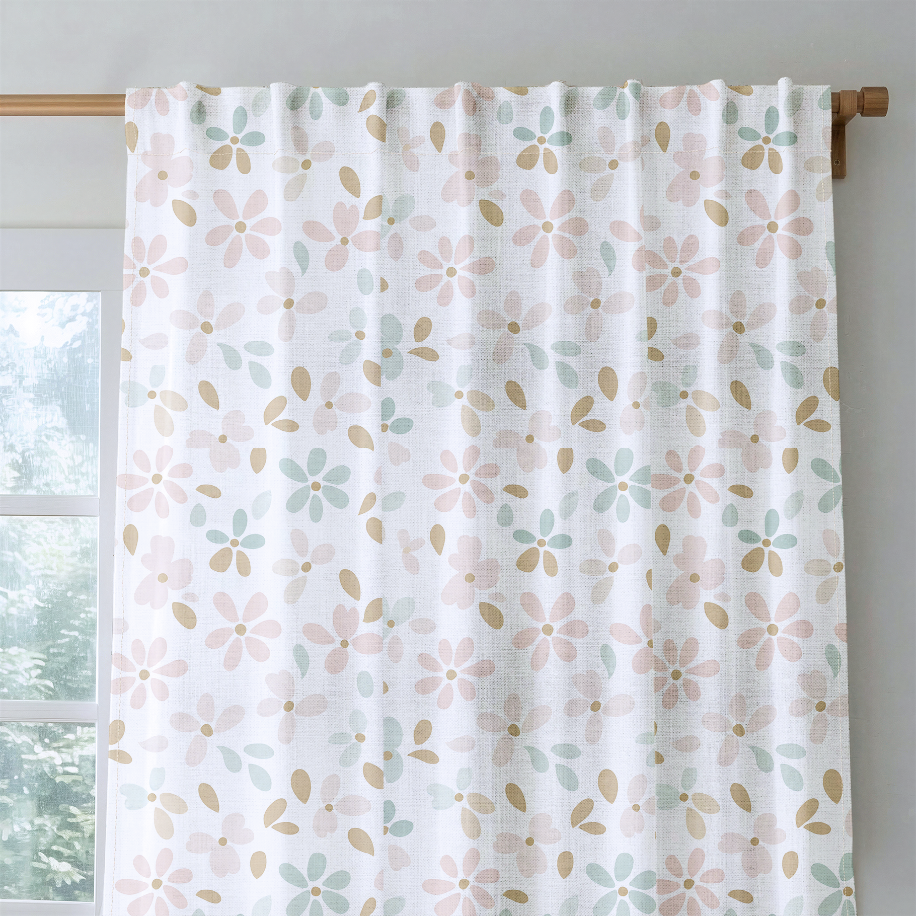 Petal Dots - Drapery — rod