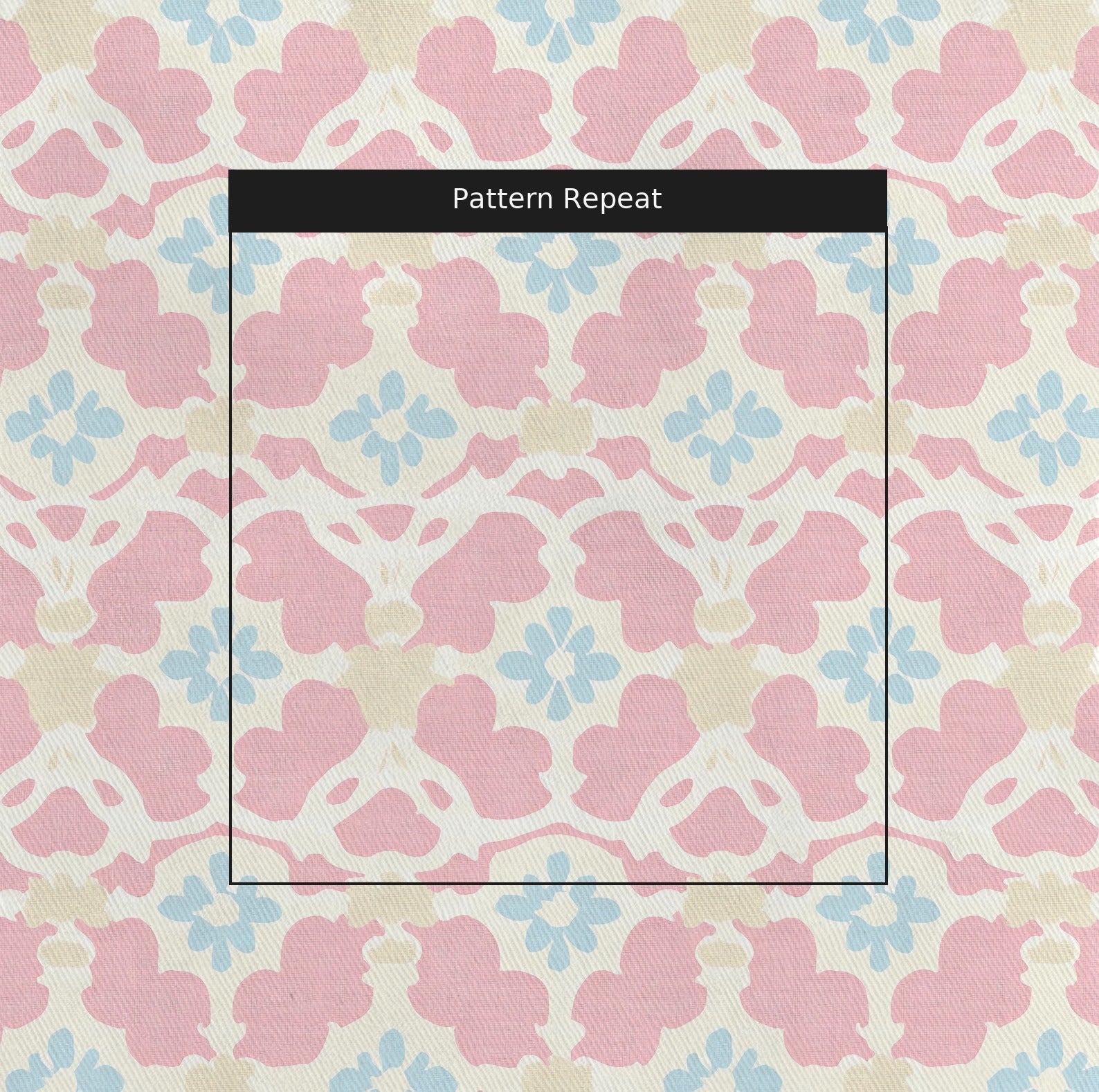 Mermaid Fabric by the Yard — pattern repeat