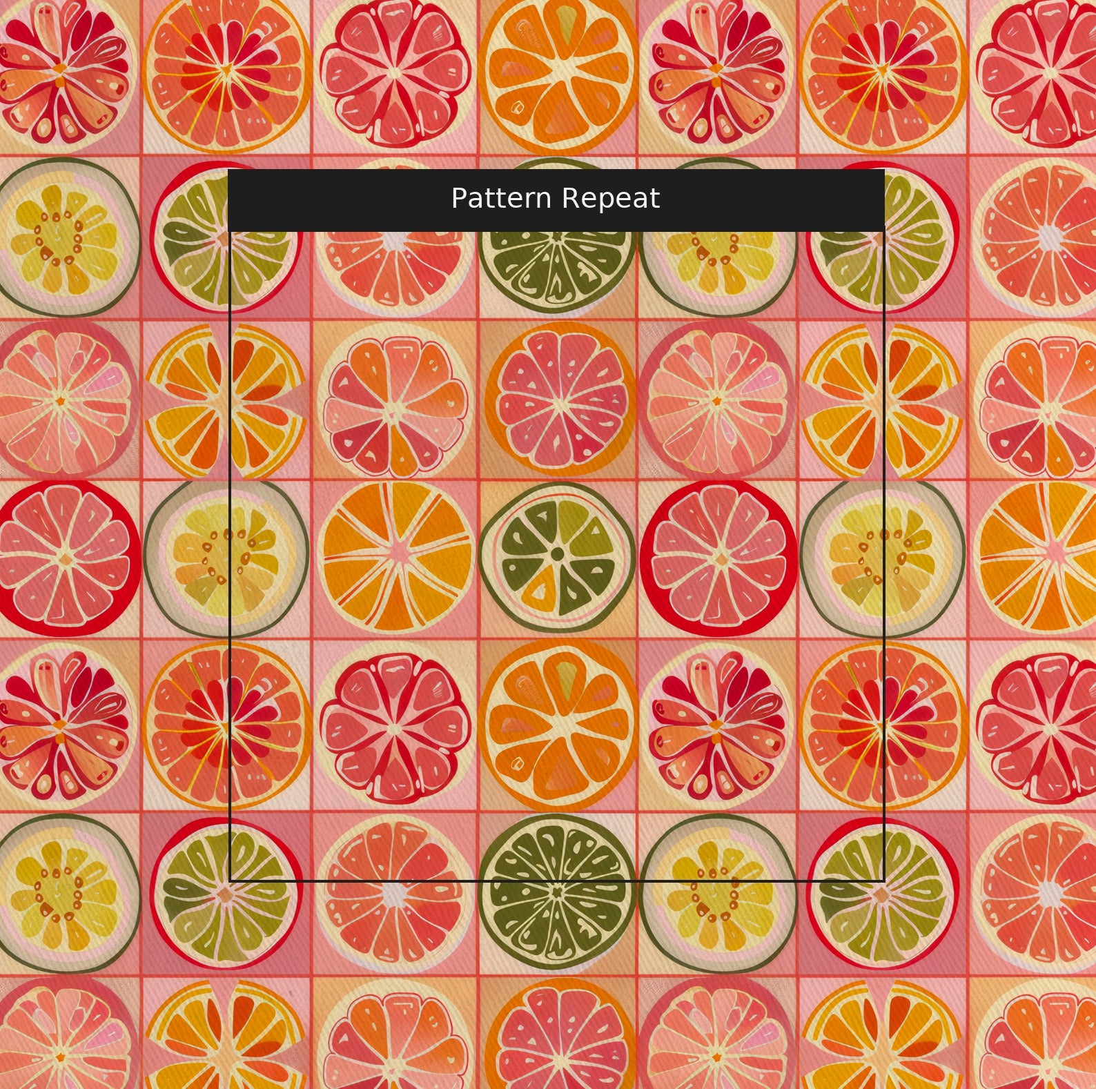 Alice Fabric by the Yard — pattern repeat