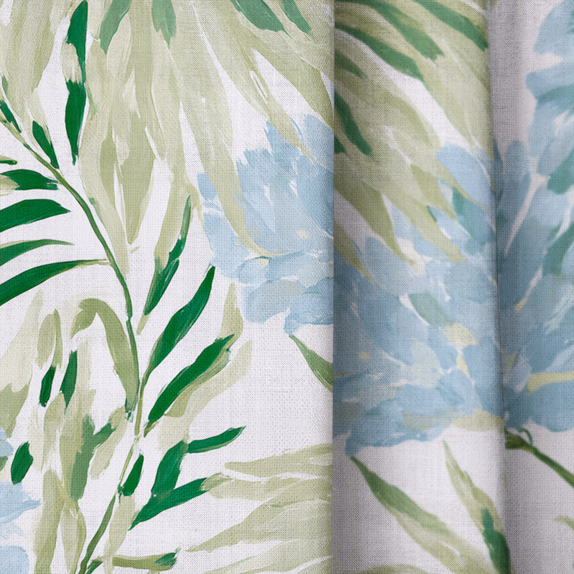 Azure Grove - Drapery — close up