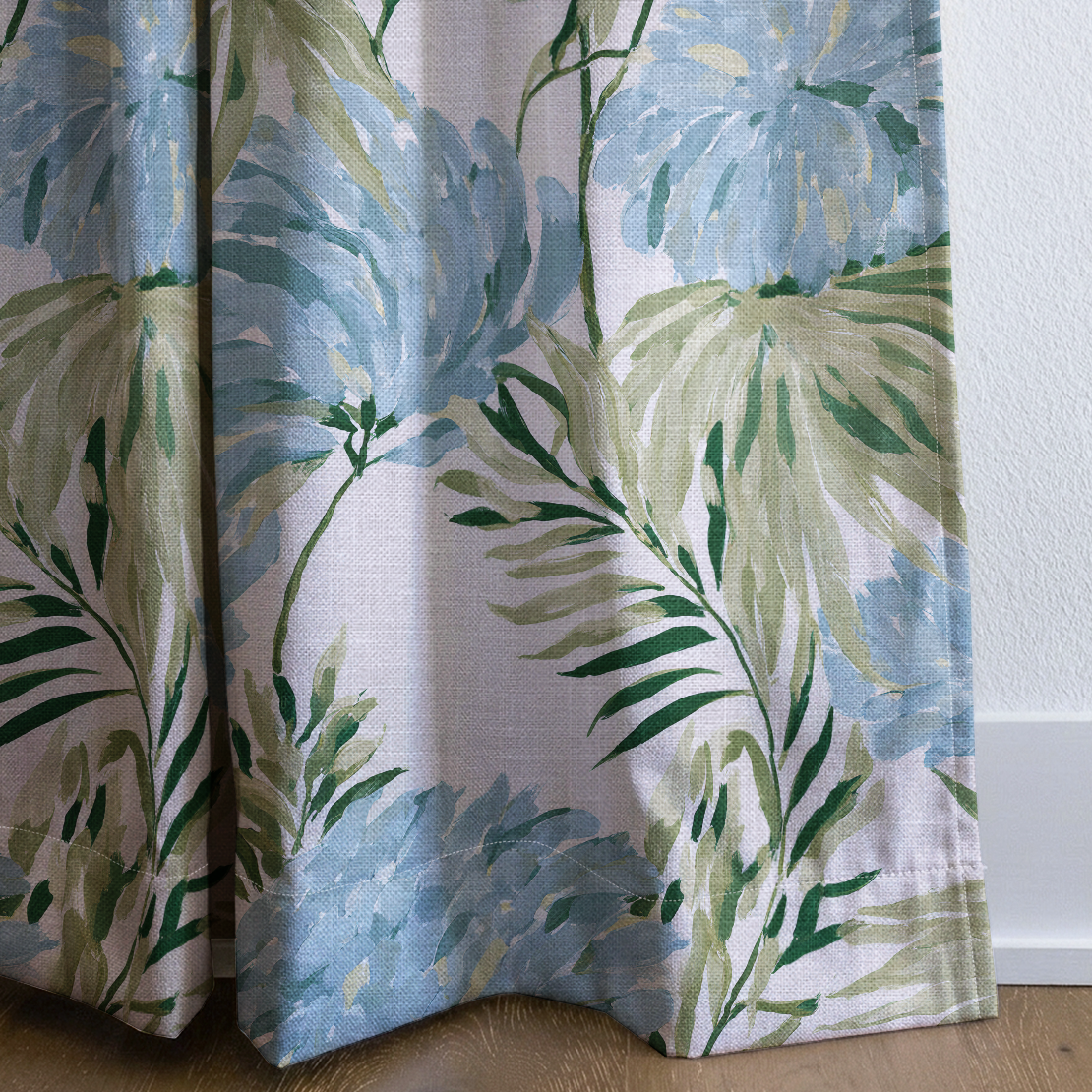 Azure Grove - Drapery — corner closeup