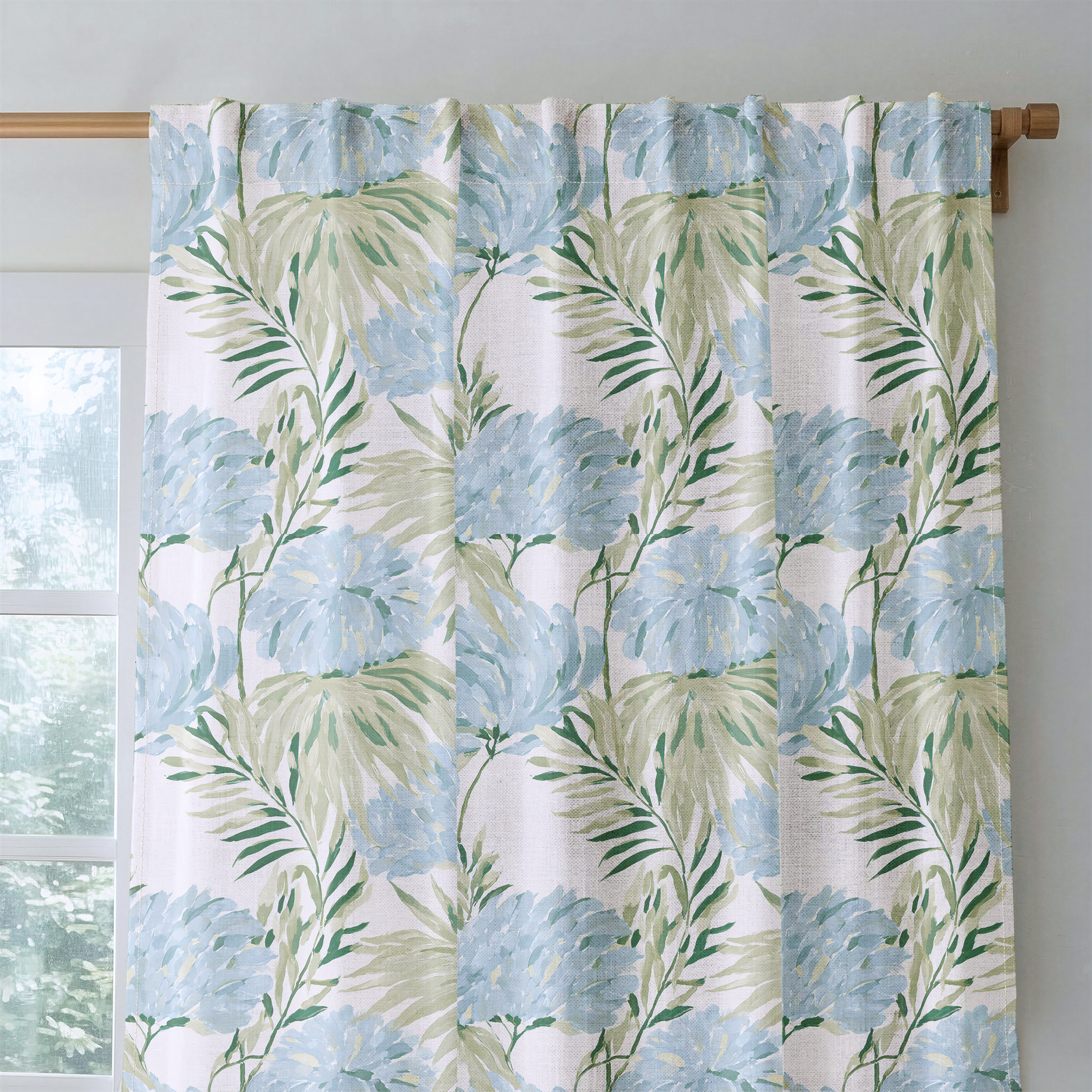 Azure Grove - Drapery — rod