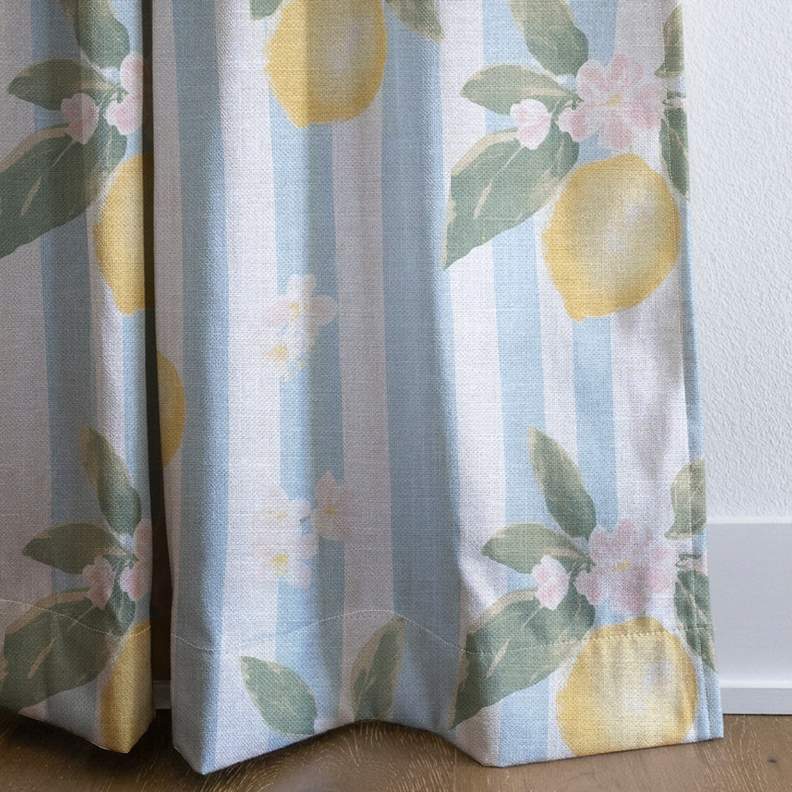 Limoncello - Drapery — corner closeup