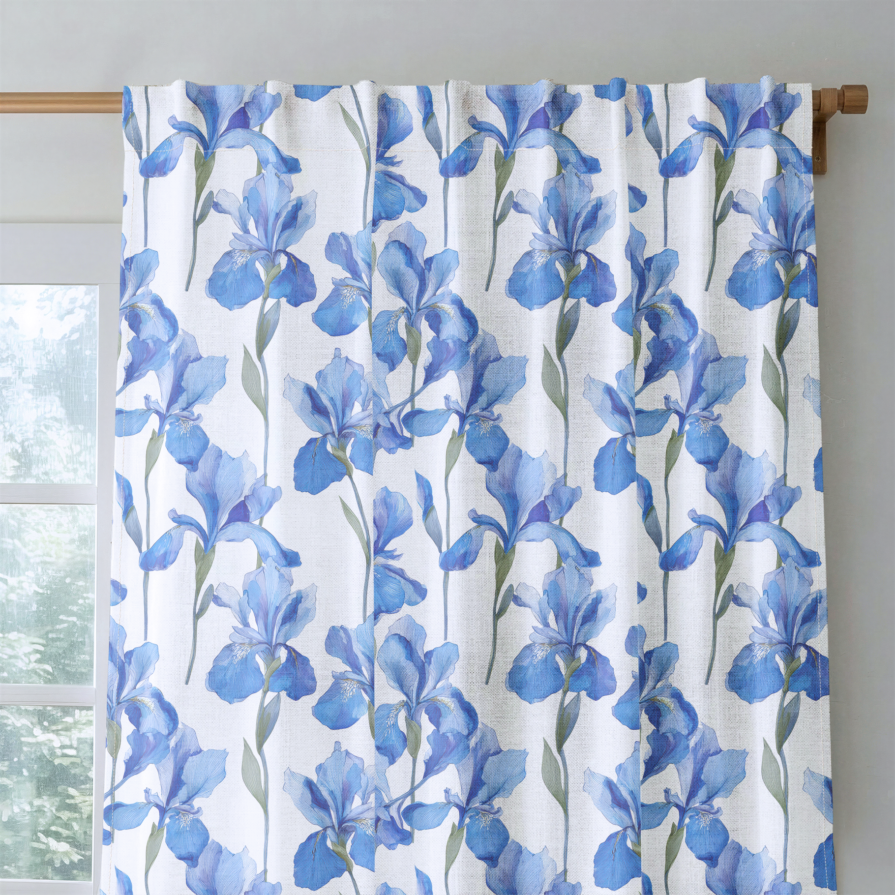 Dream Blue - Drapery — rod