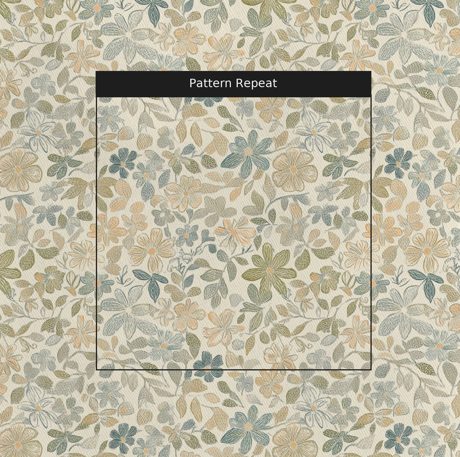 Tillie Fabric by the Yard — pattern repeat