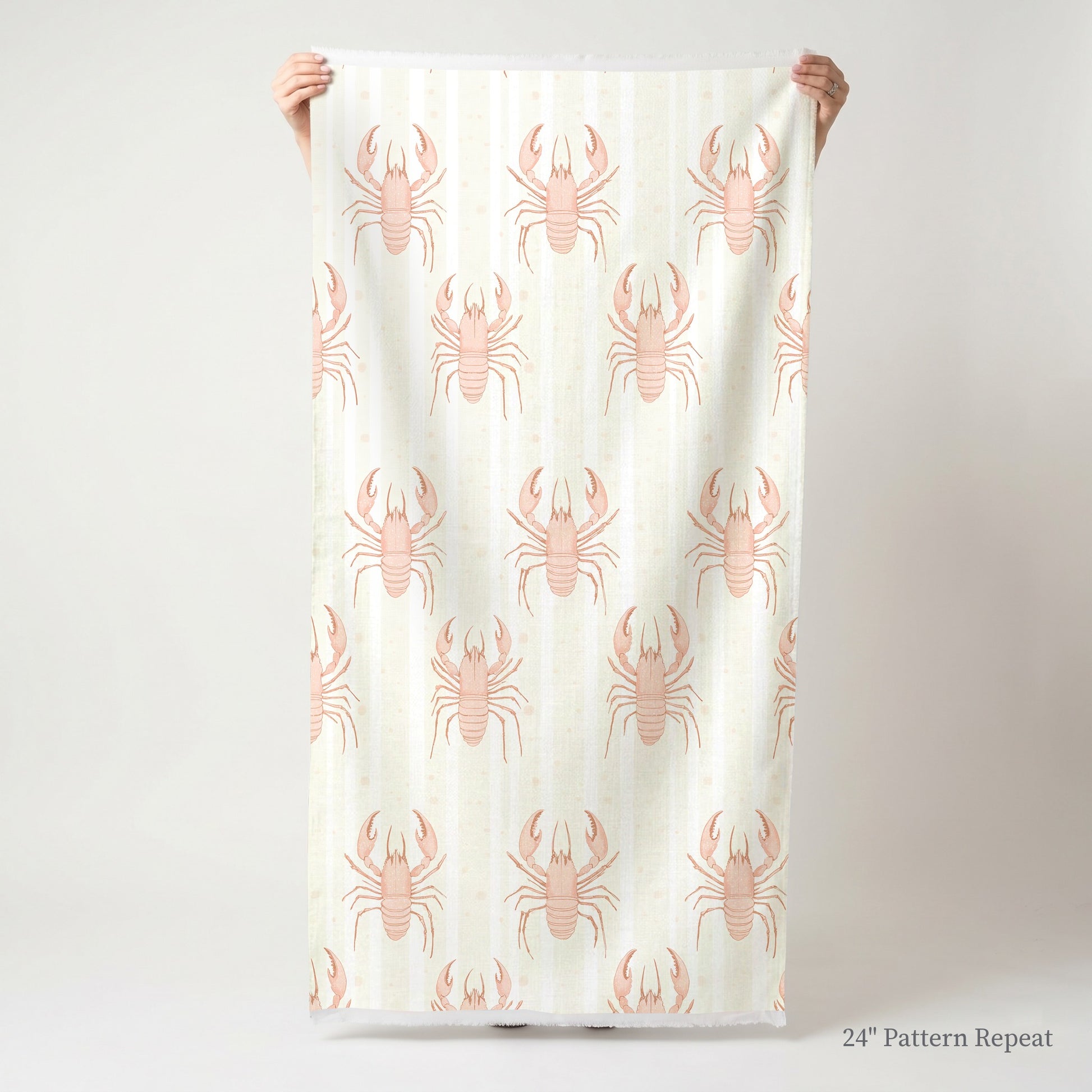 Larry Lobsters Fabric by the Yard