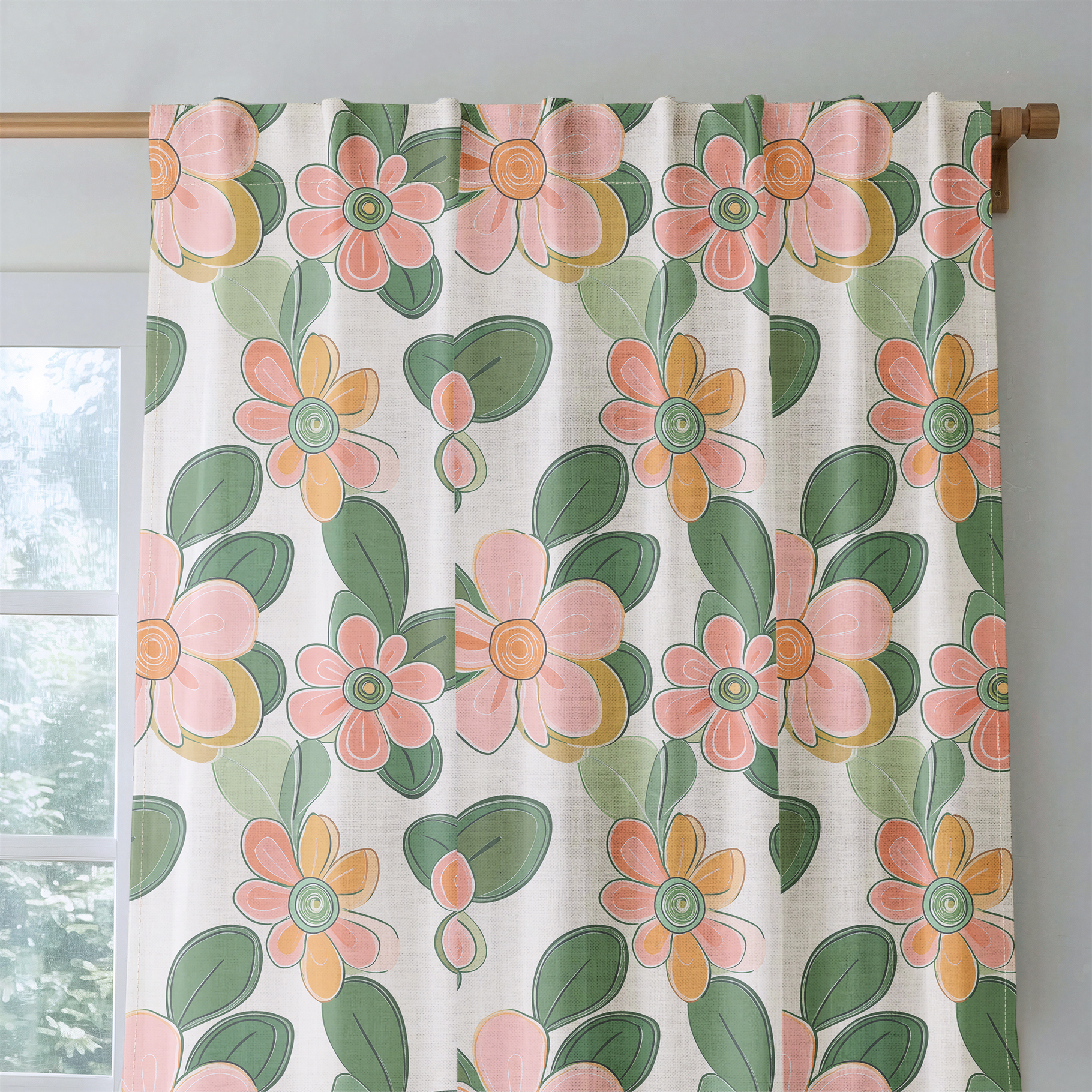 Cinnamon - Drapery — rod