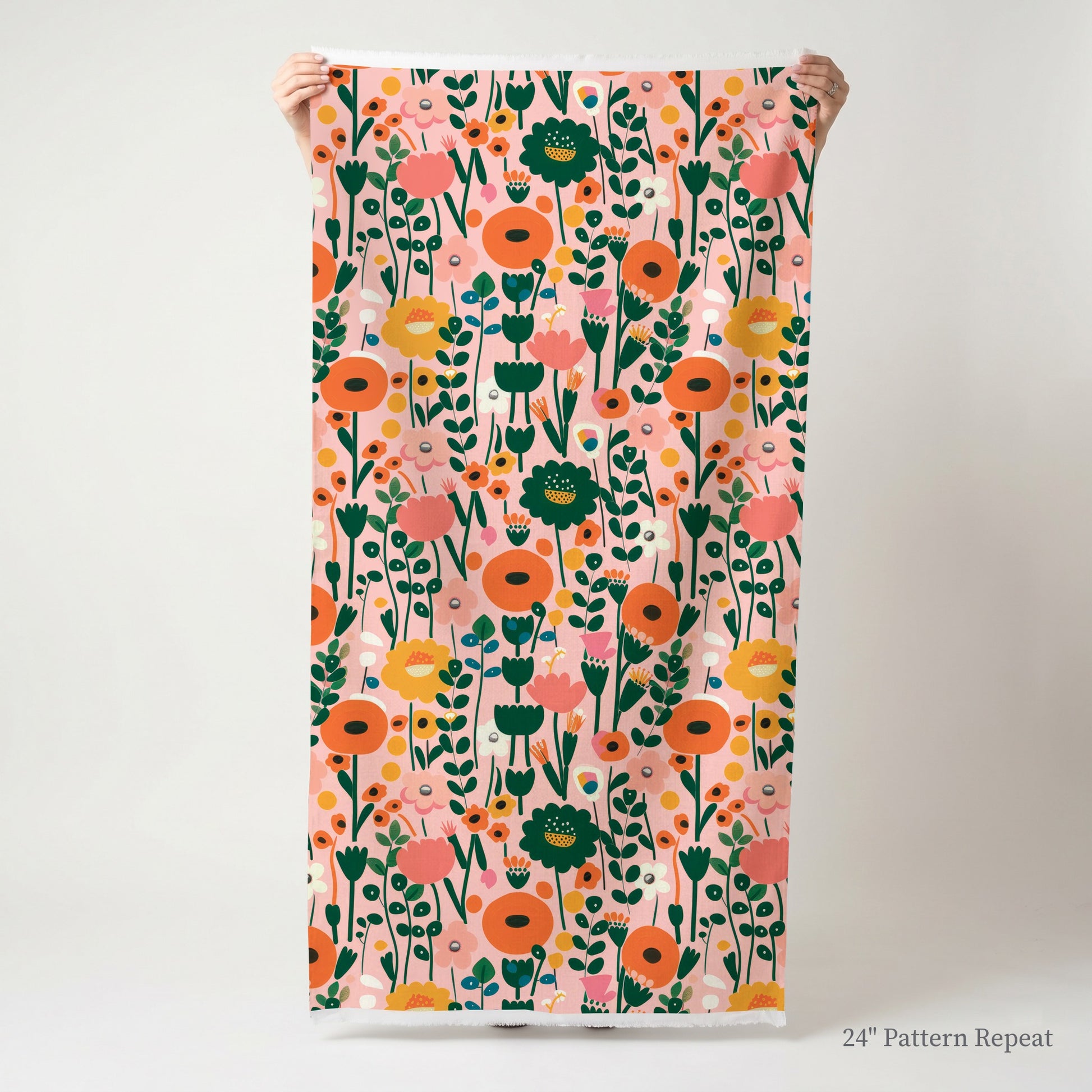 Floral Fate Fabric by the Yard