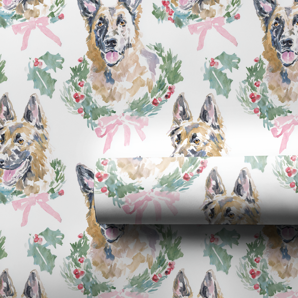 Shepherd Wreaths - Wrapping Paper