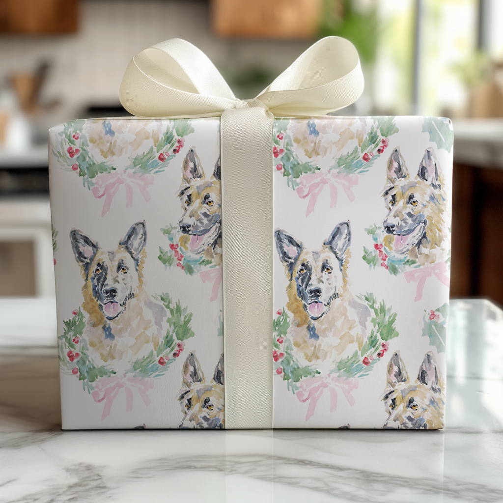 Shepherd Wreaths - Wrapping Paper