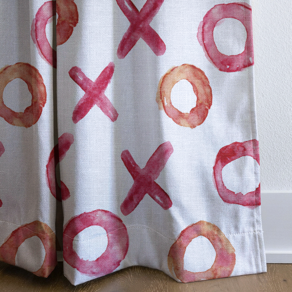 Watercolor Game - Drapery — corner closeup
