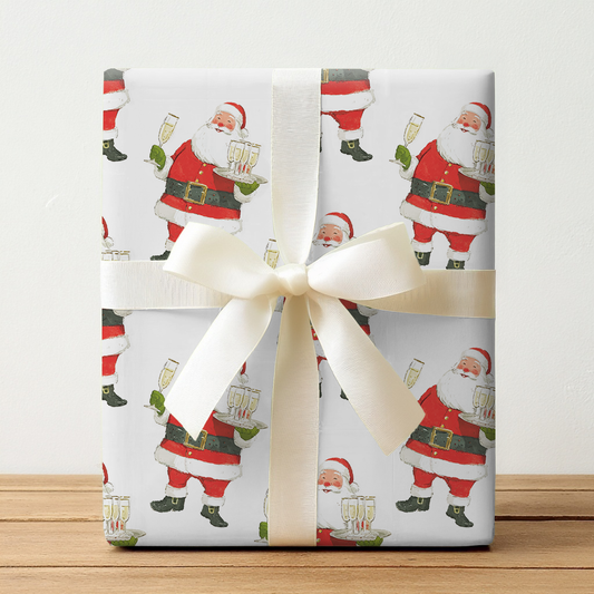 Serving Santa - Wrapping Paper
