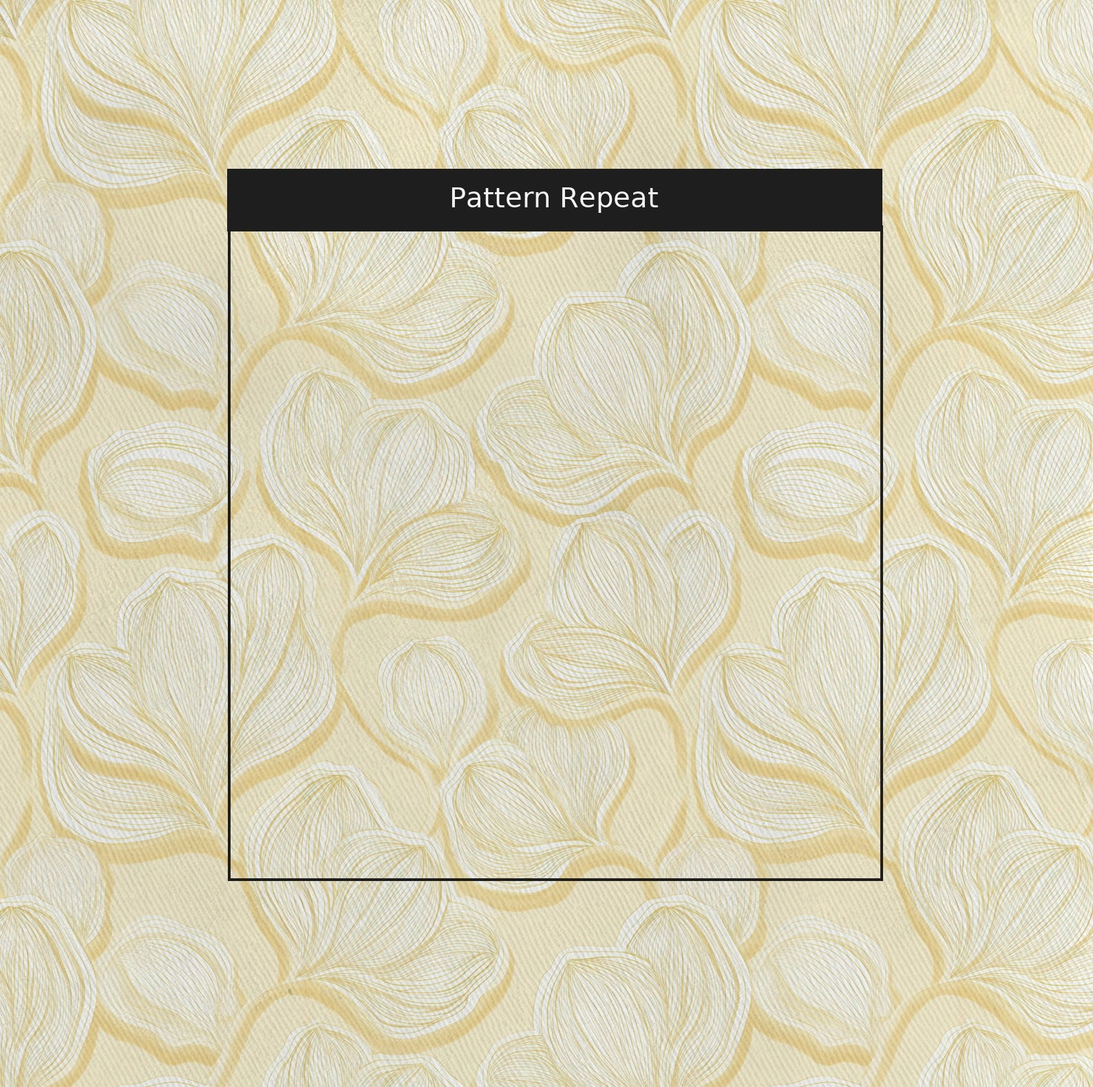 Polaroid Glow Fabric by the Yard — pattern repeat