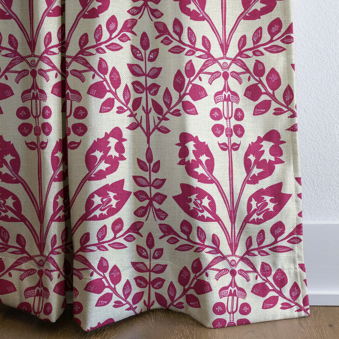 Christina - Drapery — corner closeup