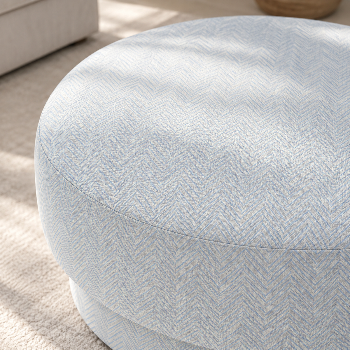 The Adelaide Ottoman in Classic Harmony
