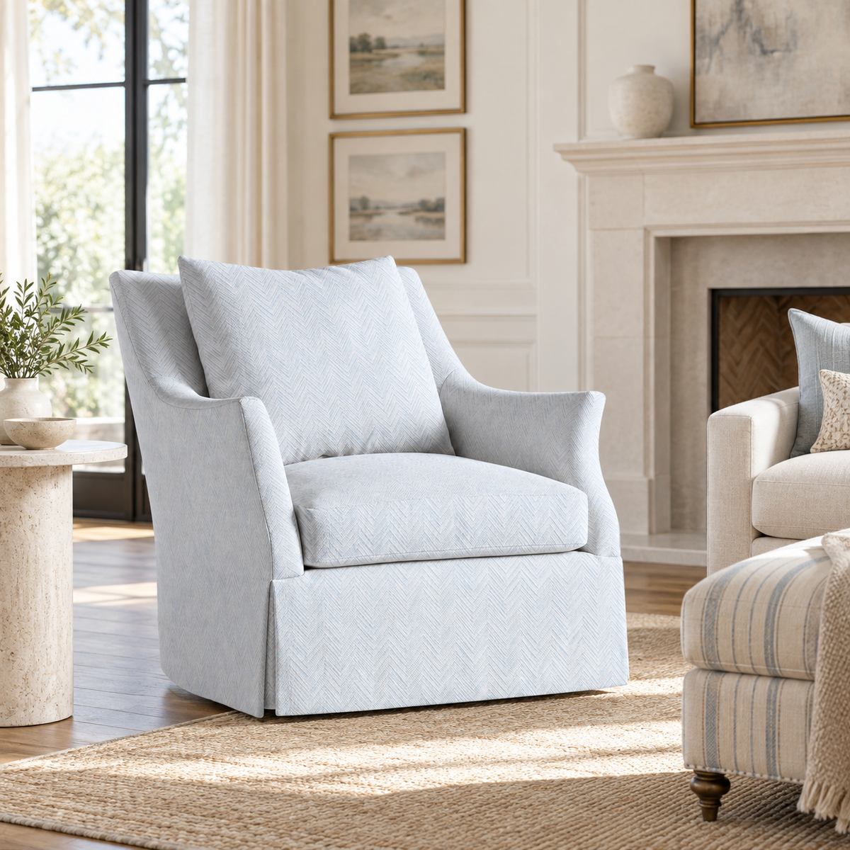 The Eleanor Chair in Classic Harmony
