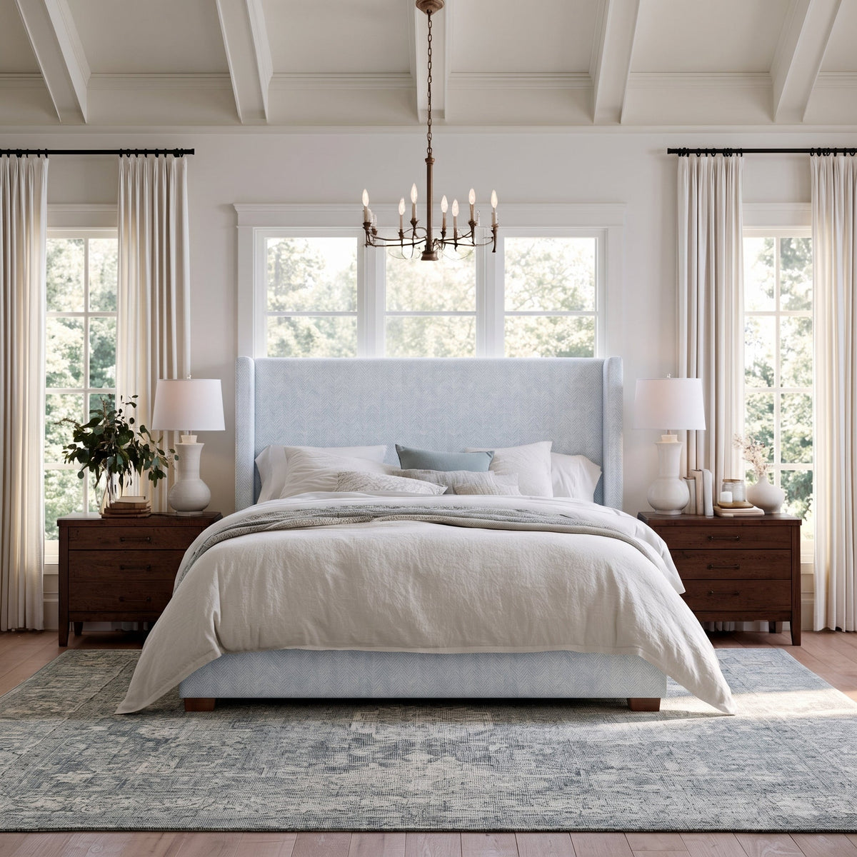 The Selene Bed in Classic Harmony