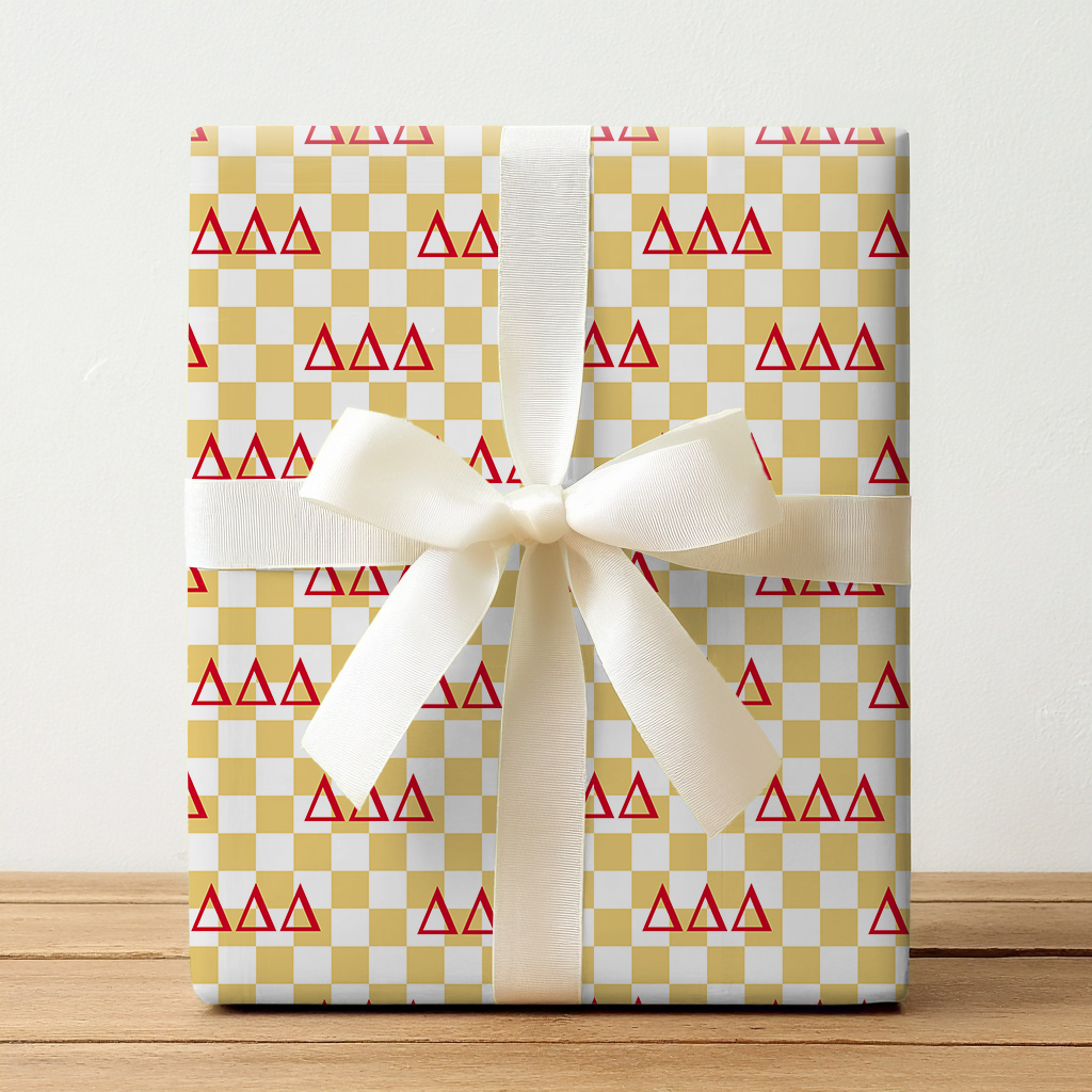 Delta Checkered Icon - Wrapping Paper