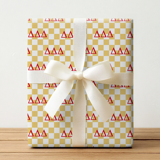 Delta Checkered Icon - Wrapping Paper