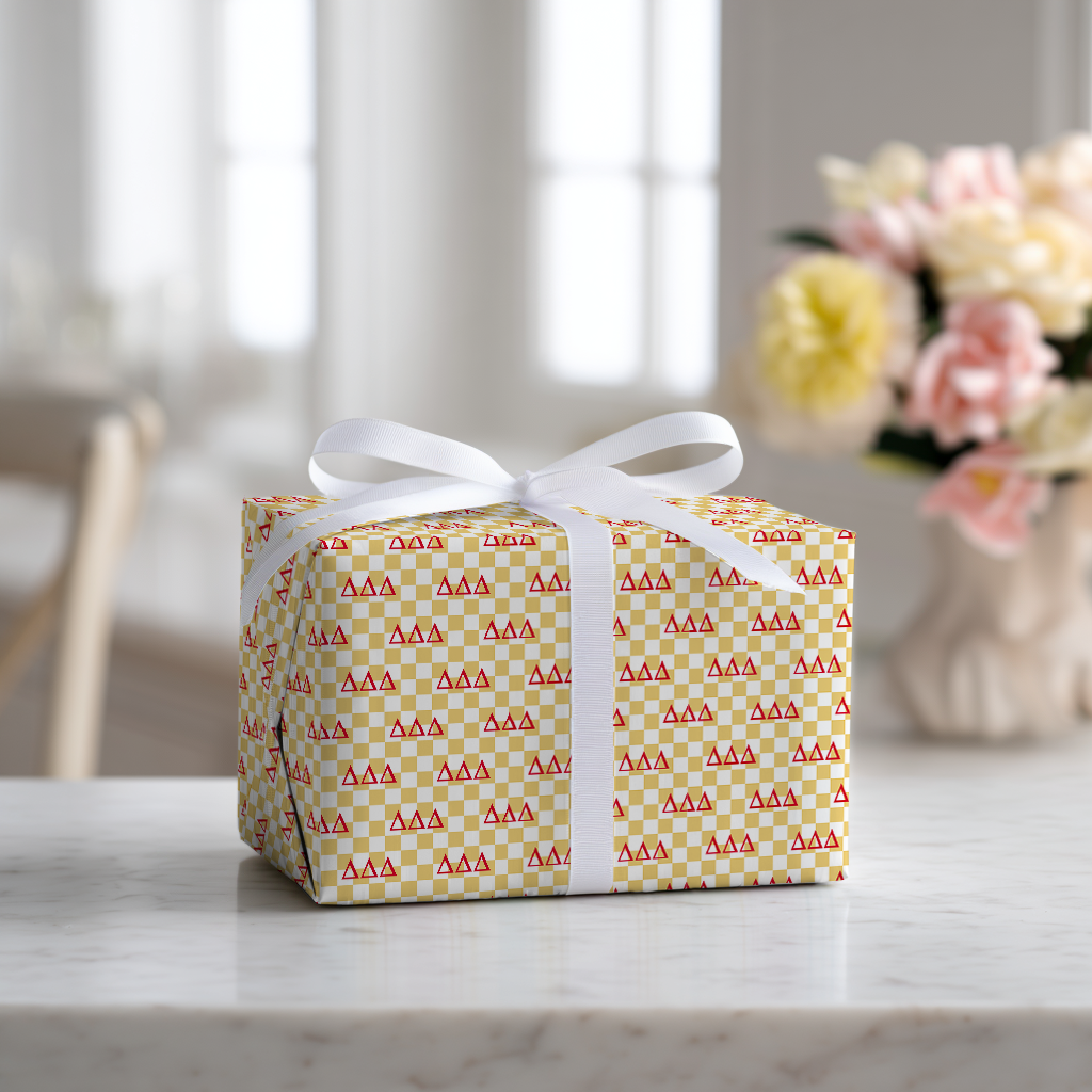Delta Checkered Icon - Wrapping Paper