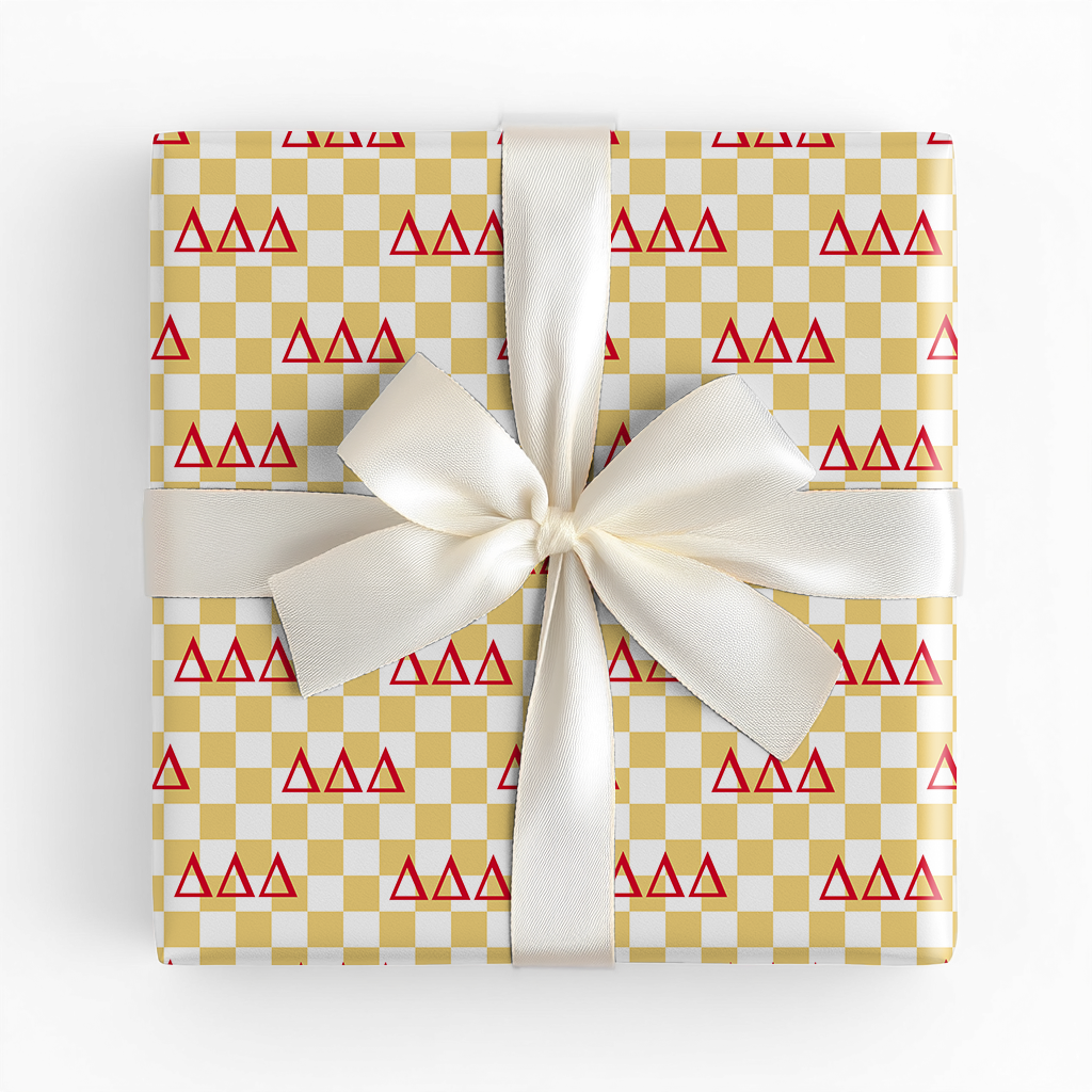 Delta Checkered Icon - Wrapping Paper