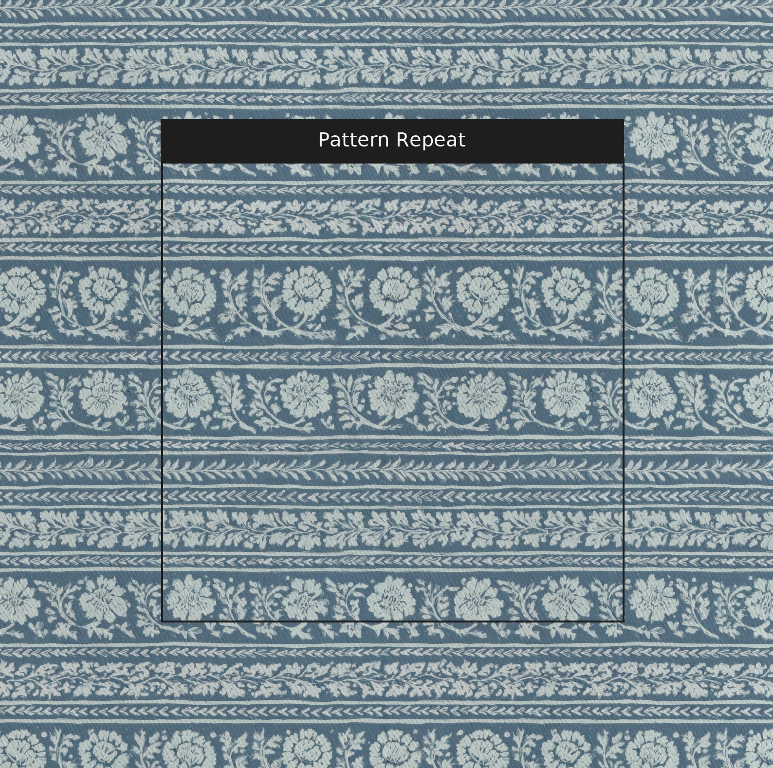 Seaside Whisper Fabric by the Yard — pattern repeat