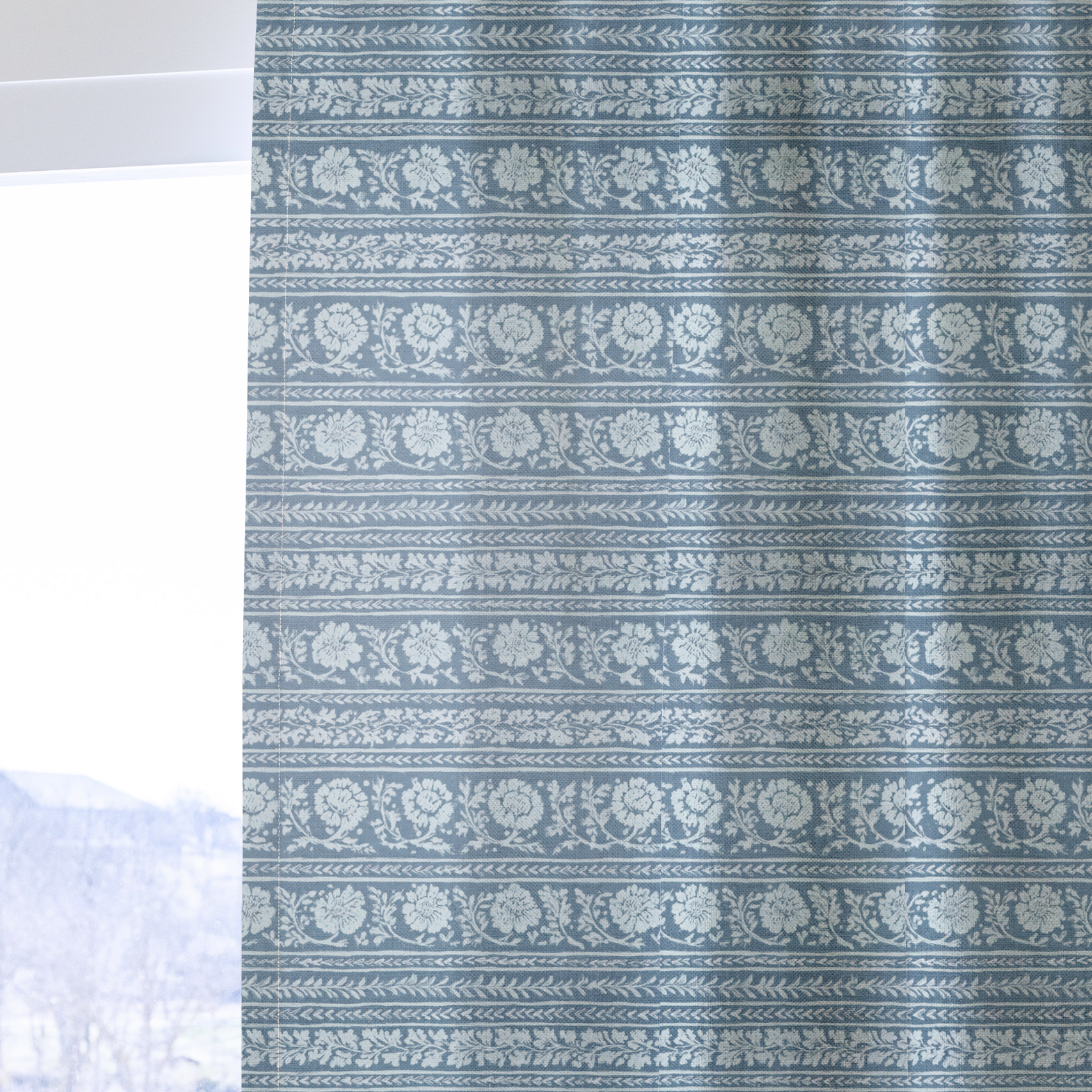 Seaside Whisper - Drapery — one panel