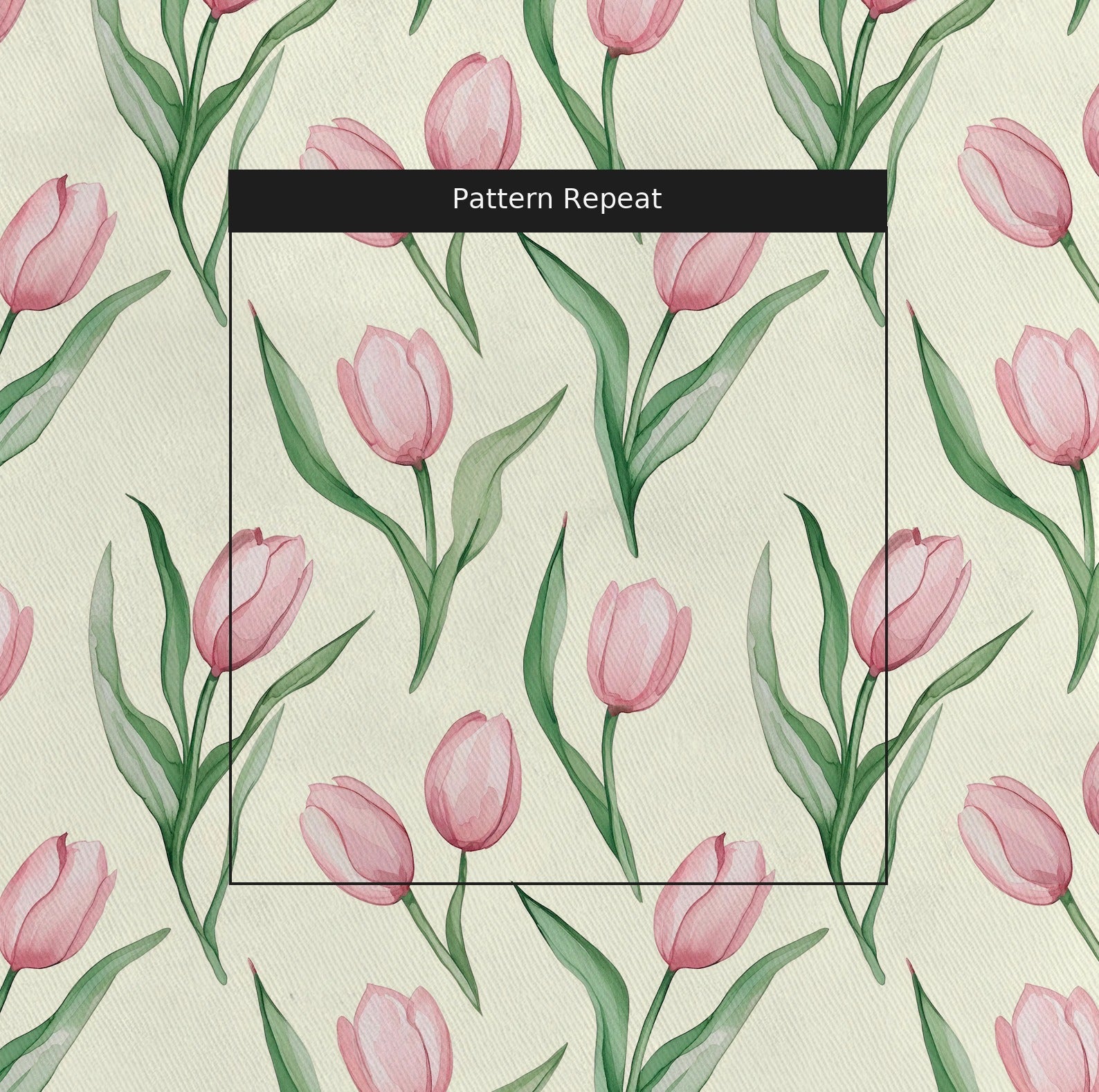 Juliettes Garden Soft Pink Fabric by the Yard — pattern repeat