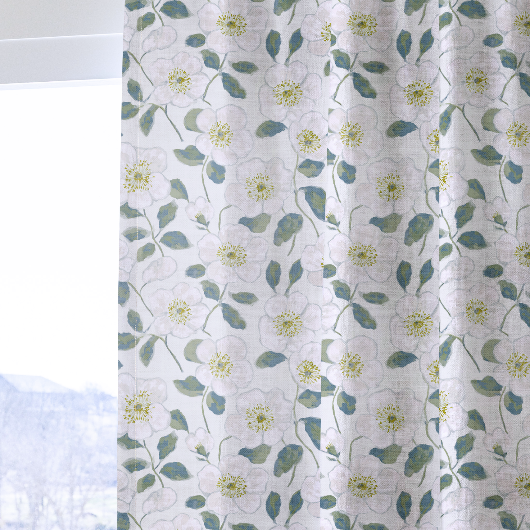 Camellia Coast - Drapery — one panel