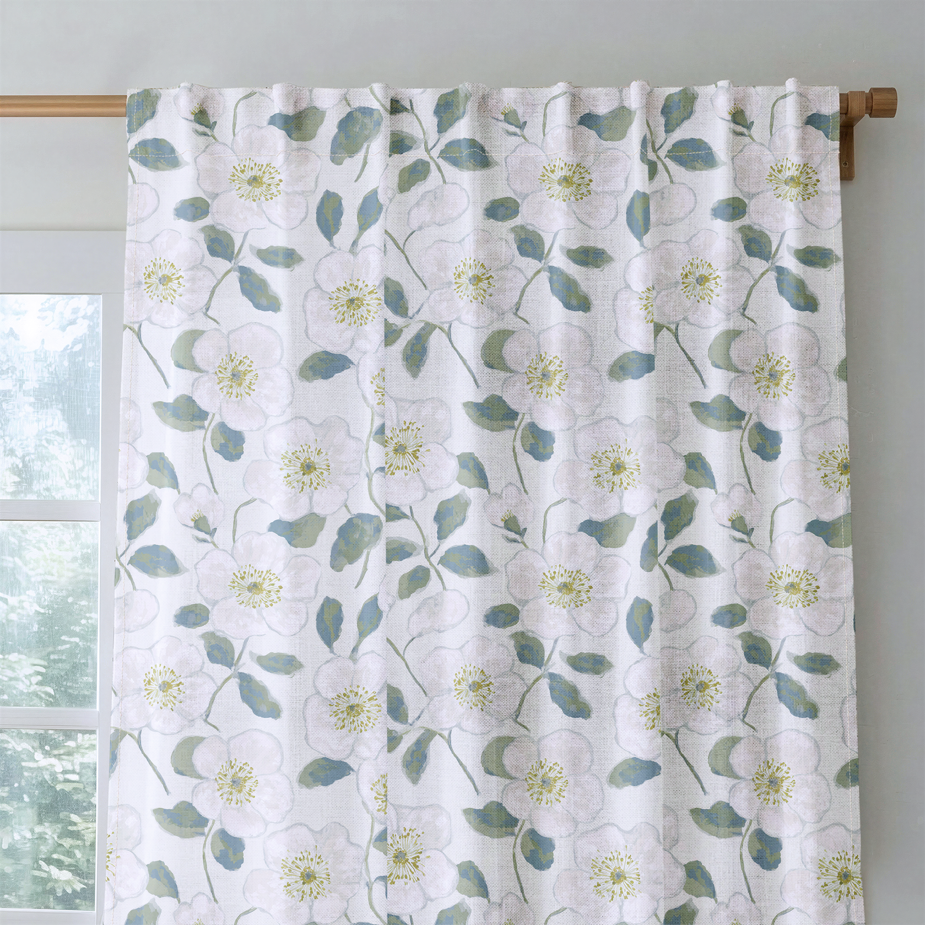 Camellia Coast - Drapery — rod
