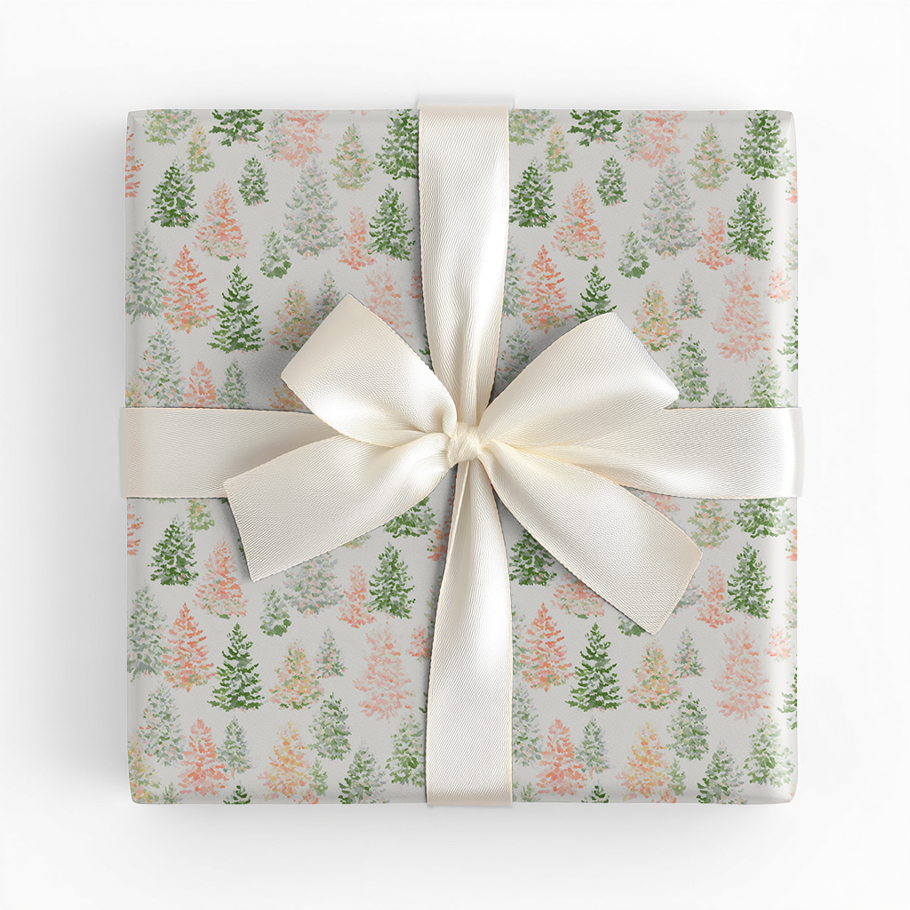 Twinkling Trees - Wrapping Paper
