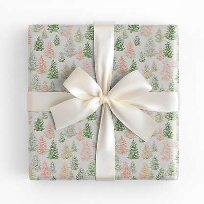 Twinkling Trees - Wrapping Paper