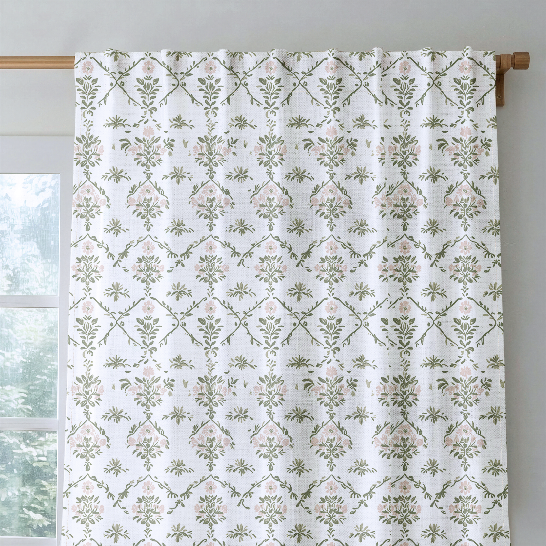 Timeless Trellis - Drapery — rod