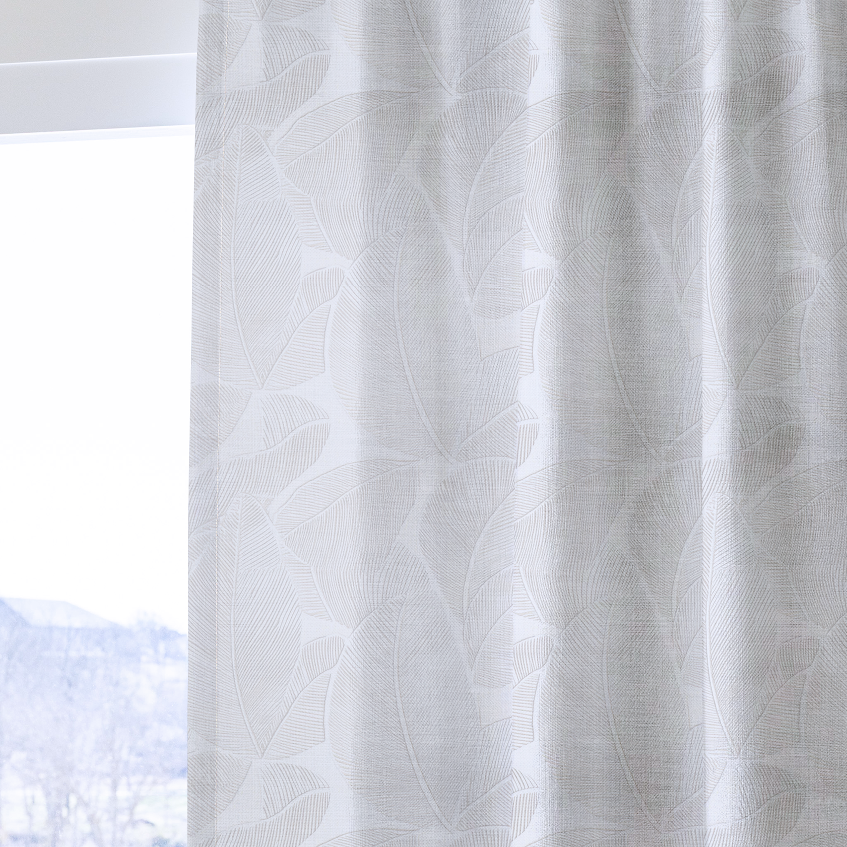 Palm Sway - Drapery — one panel