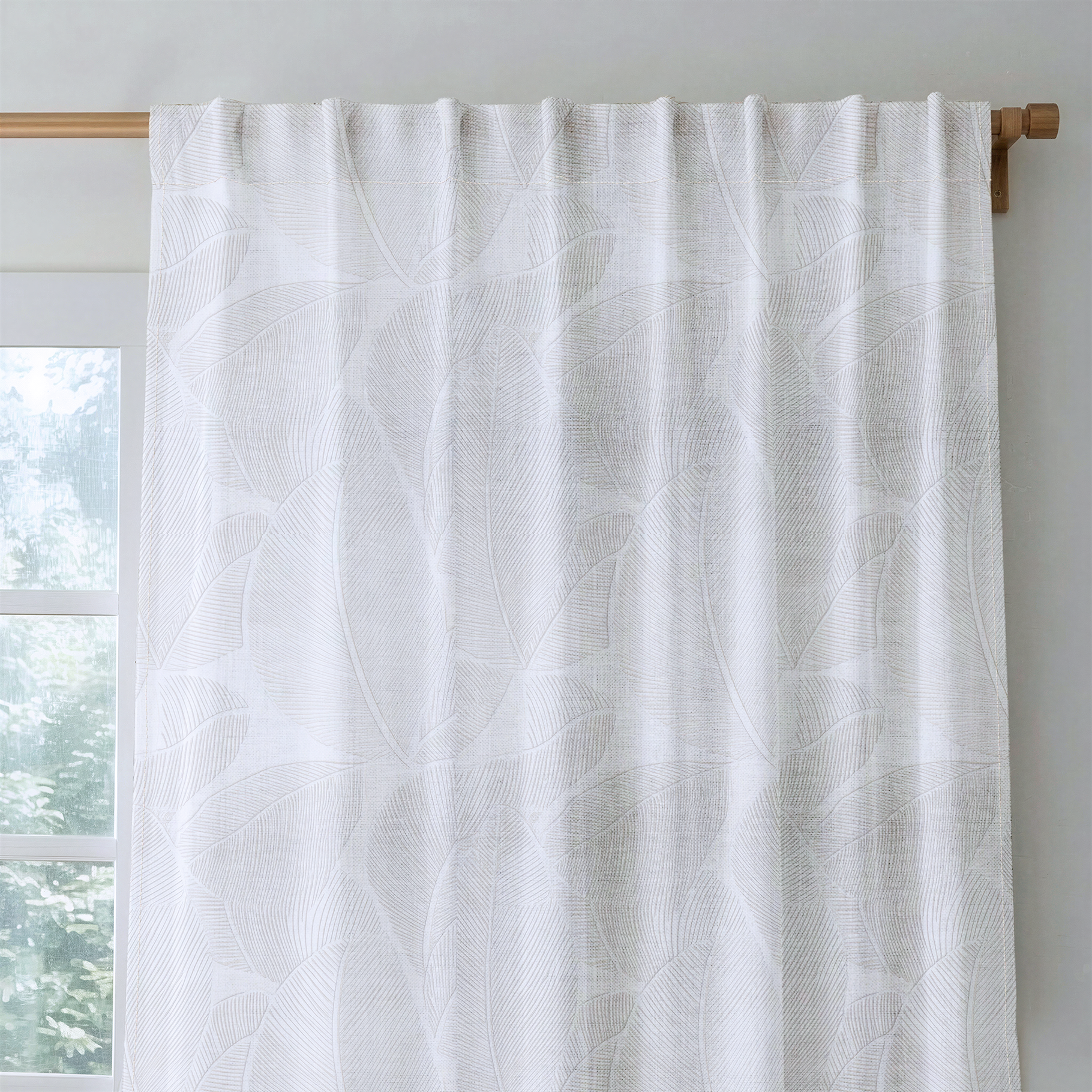 Palm Sway - Drapery — rod
