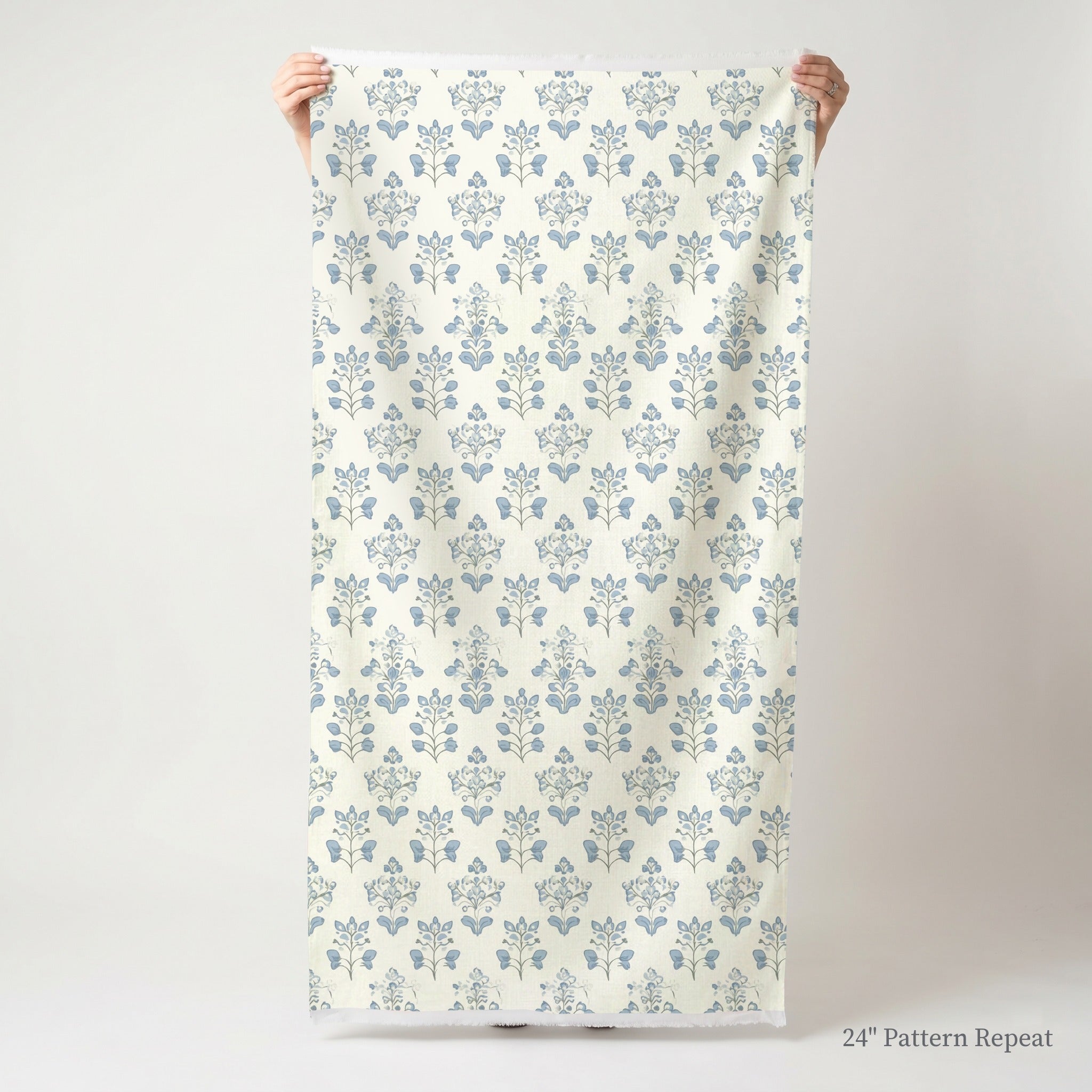 Capri Blue Fabric by the Yard