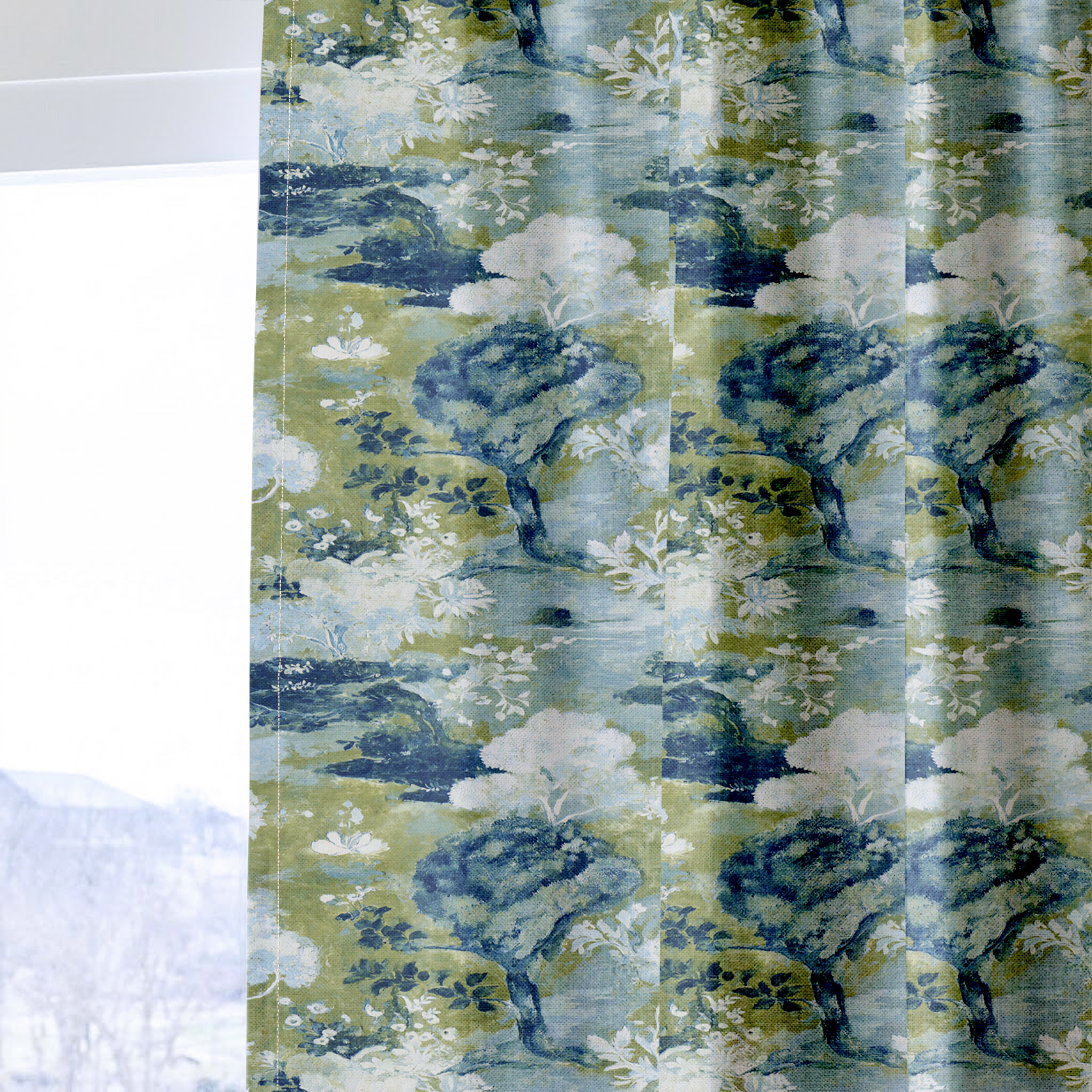 Courtland Chinoiserie - Drapery — one panel