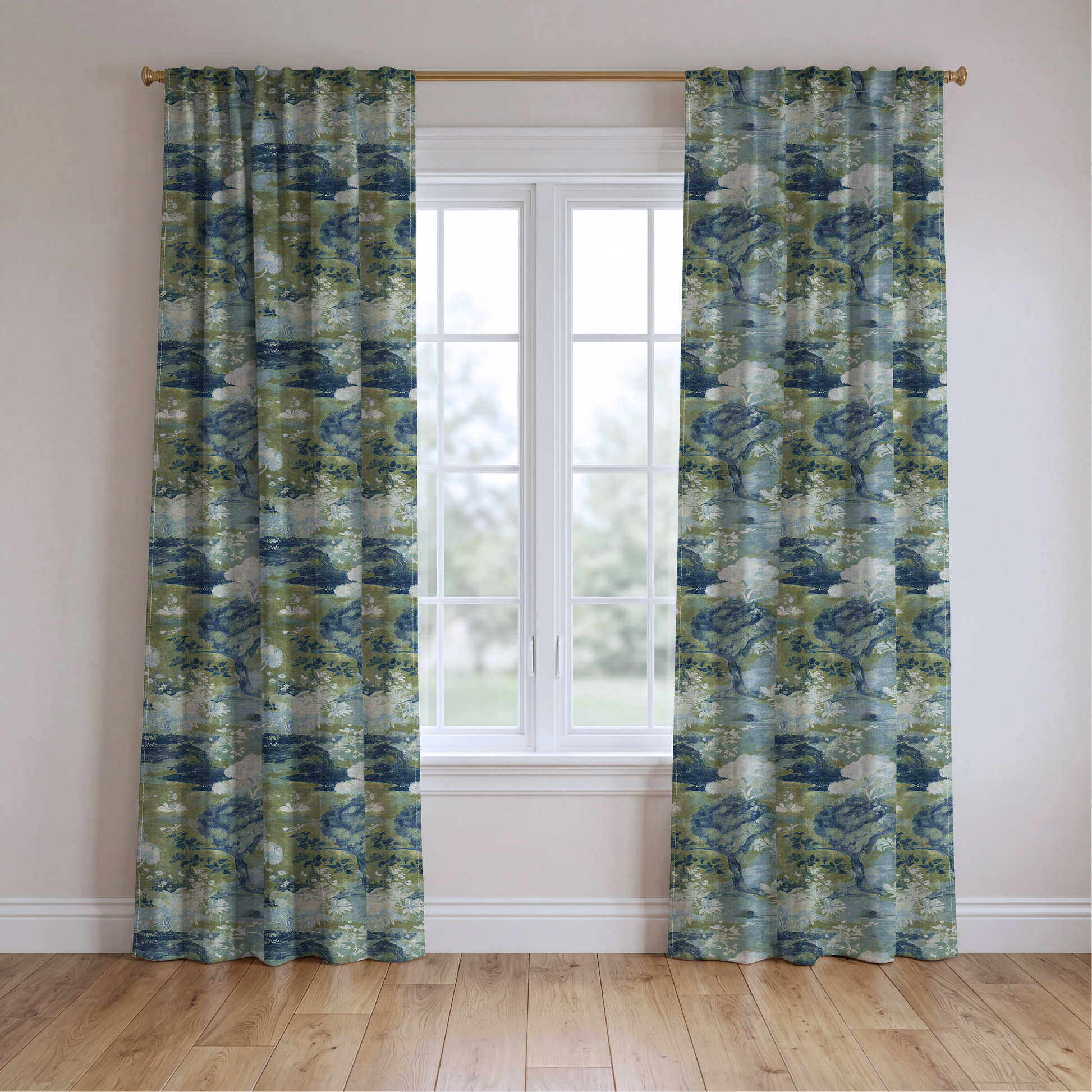 Courtland Chinoiserie - Drapery — two panels
