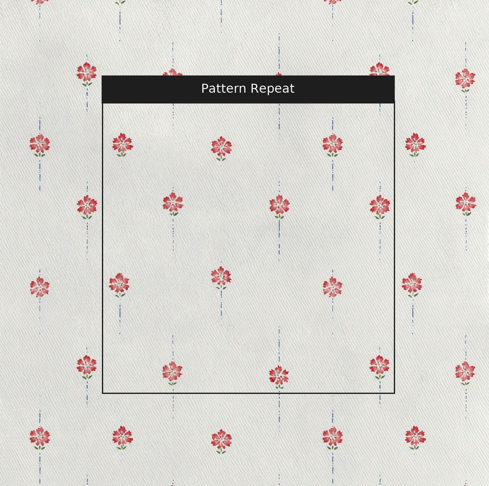 Poppy Dots Fabric by the Yard — pattern repeat