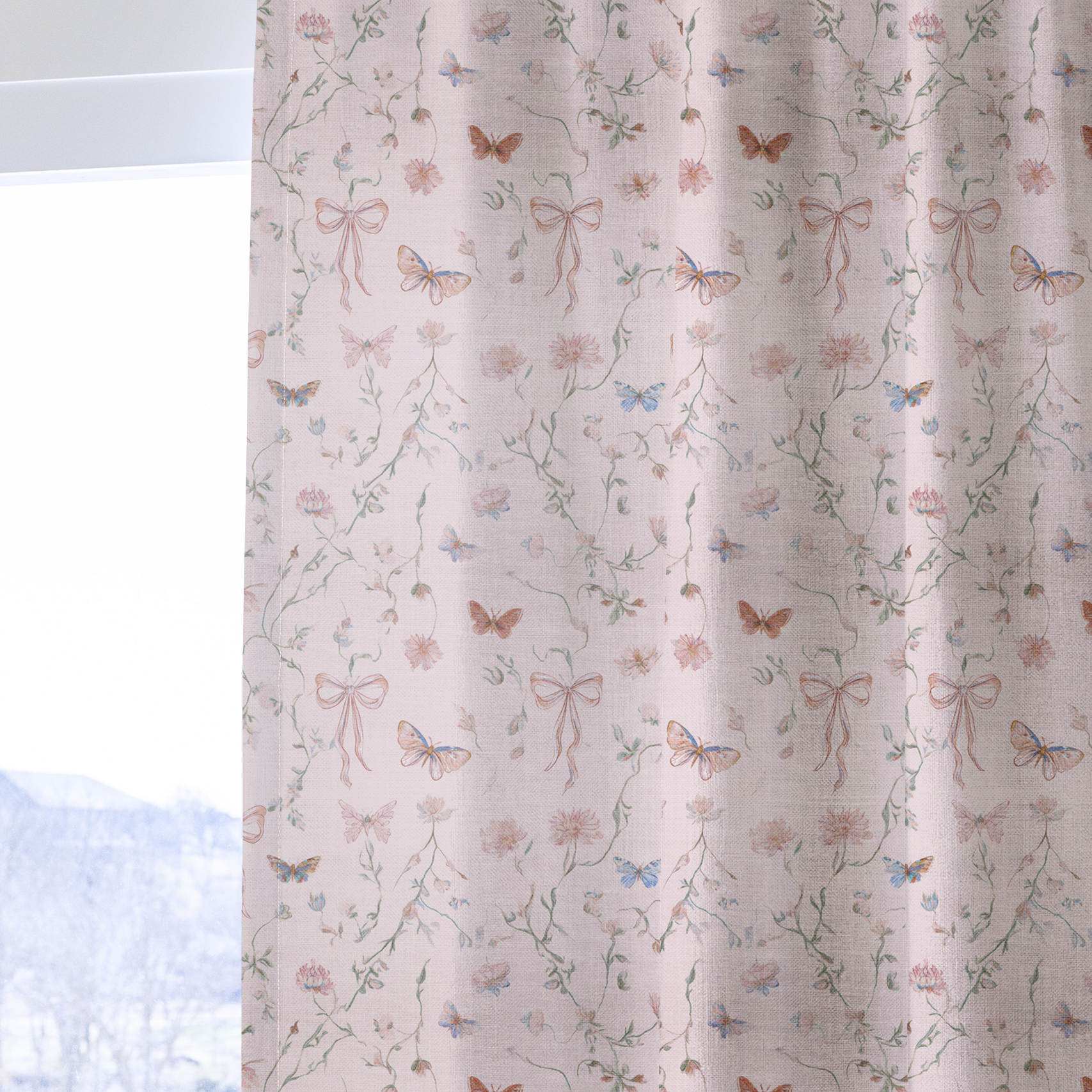 Butterfly Parlour - Drapery — one panel