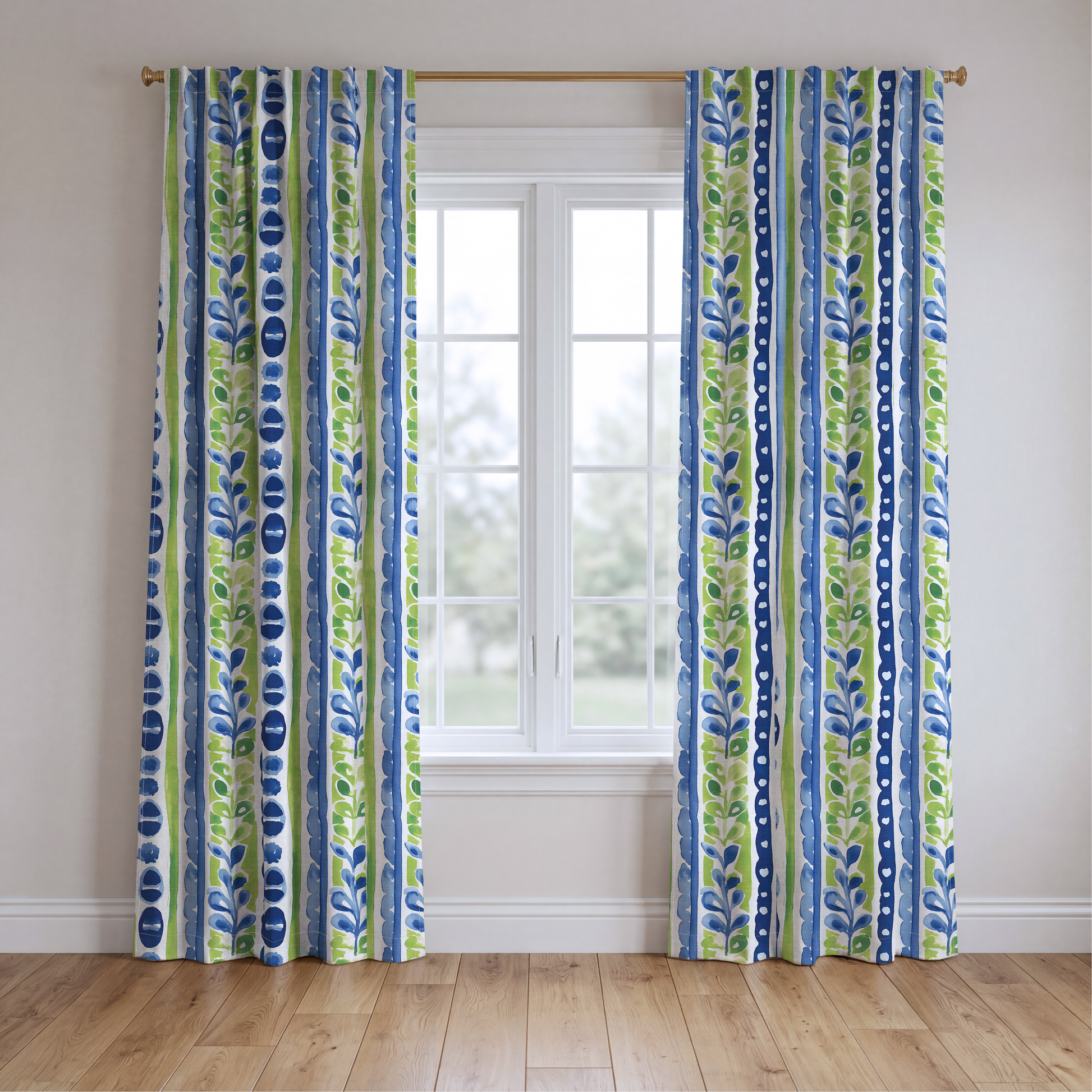 Easton - Drapery — two panels