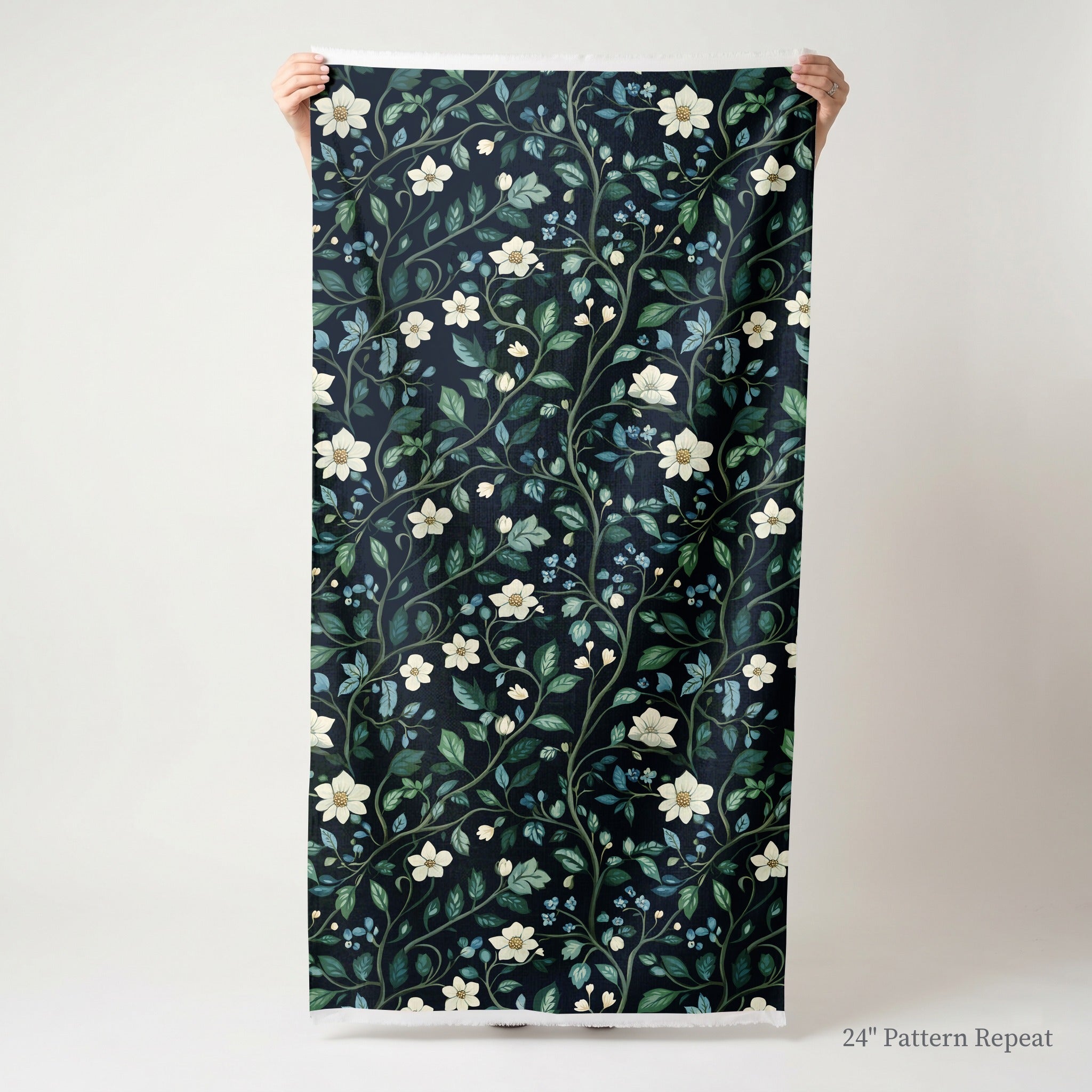 Navy Fabric by the Yard