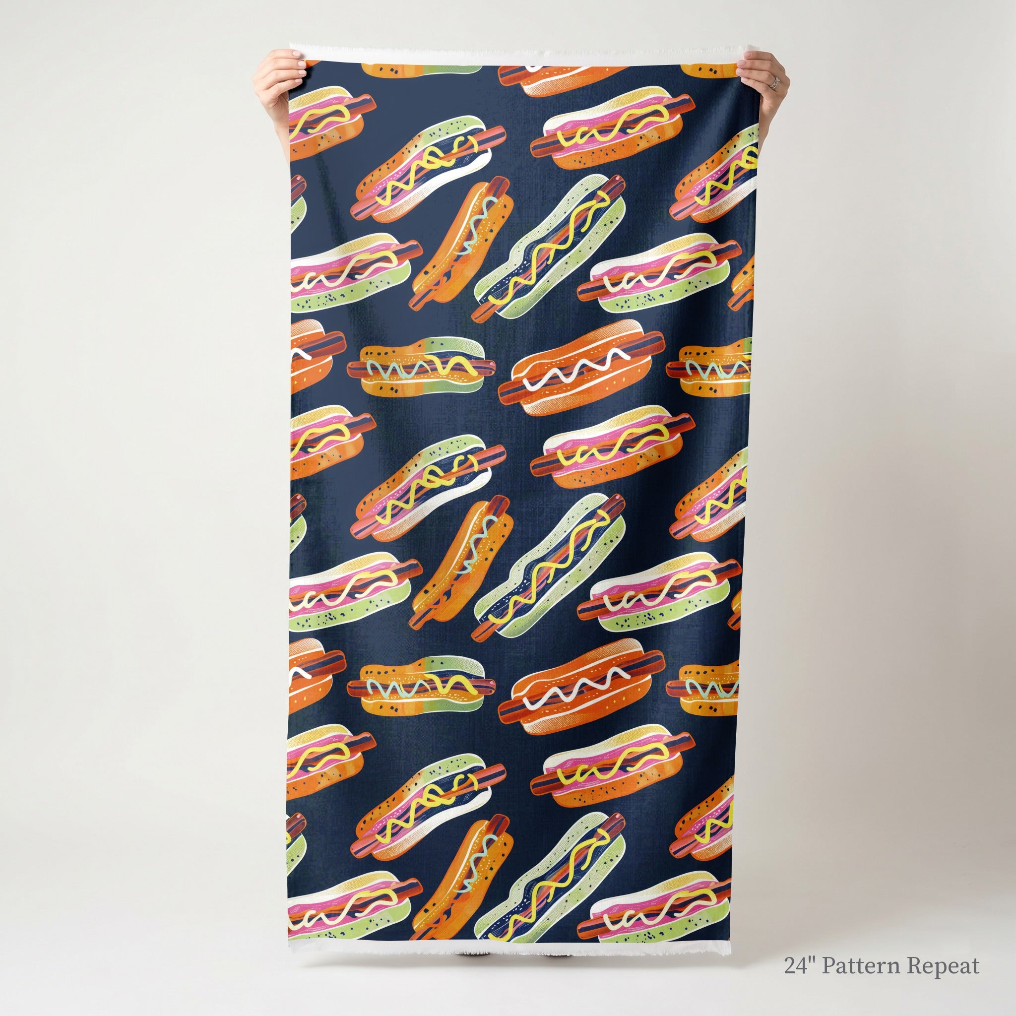Dot Dog Fabric by the Yard