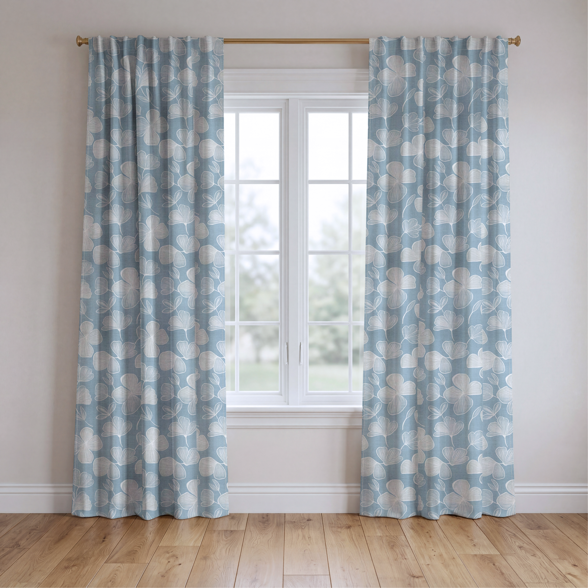East Hampton - Drapery — two panels