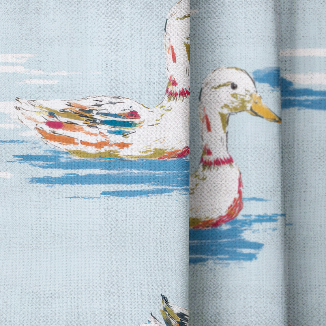 Quiet Waters - Drapery — close up