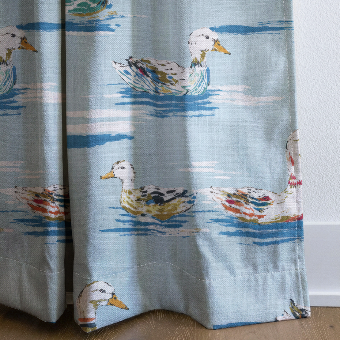 Quiet Waters - Drapery — corner closeup