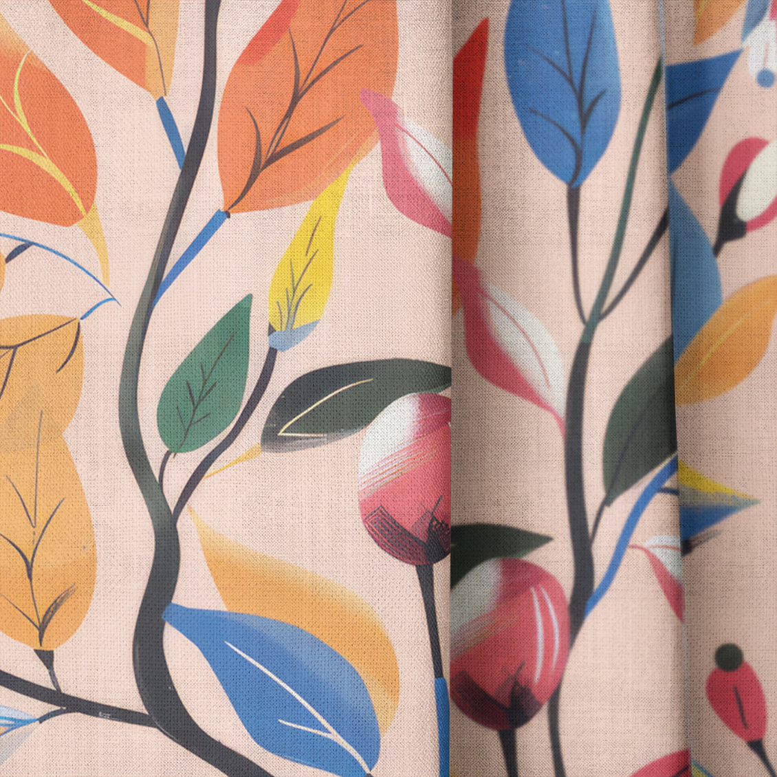 Autumn Whisper - Drapery — close up