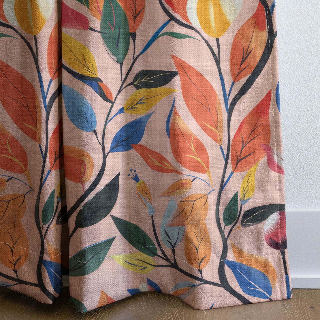 Autumn Whisper - Drapery — corner closeup