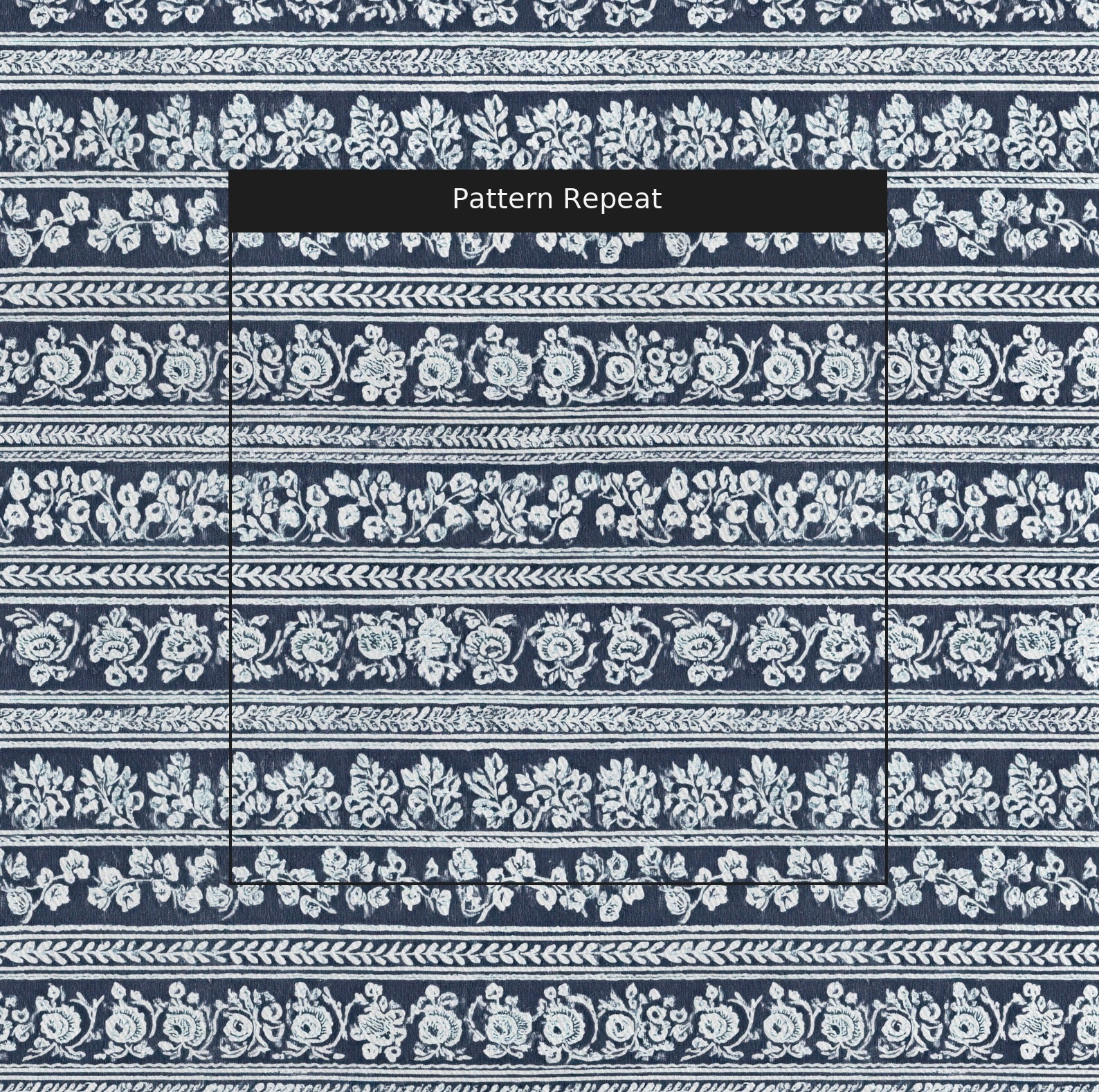 Petal Glen Fabric by the Yard — pattern repeat