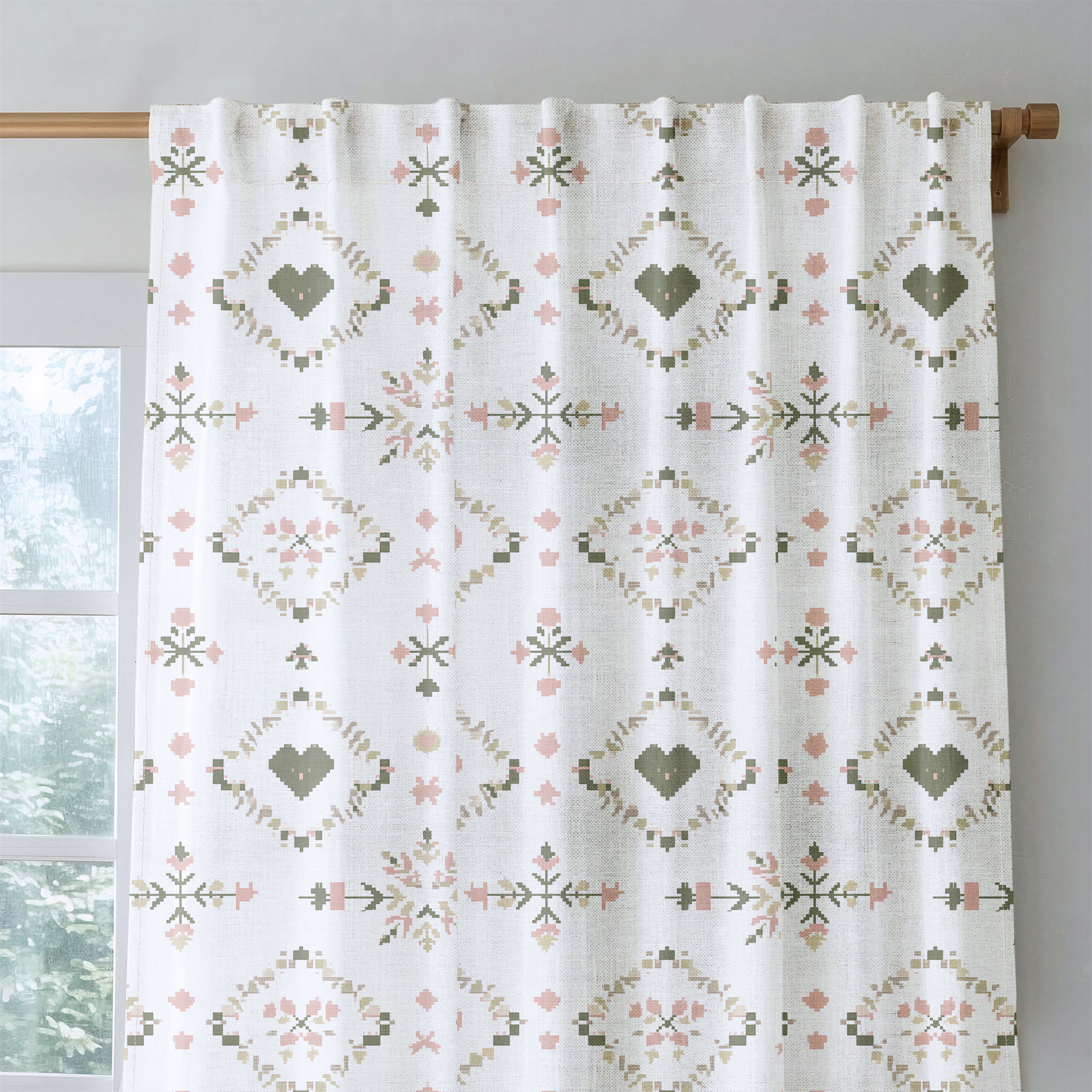 Heartland Stitch - Drapery — rod